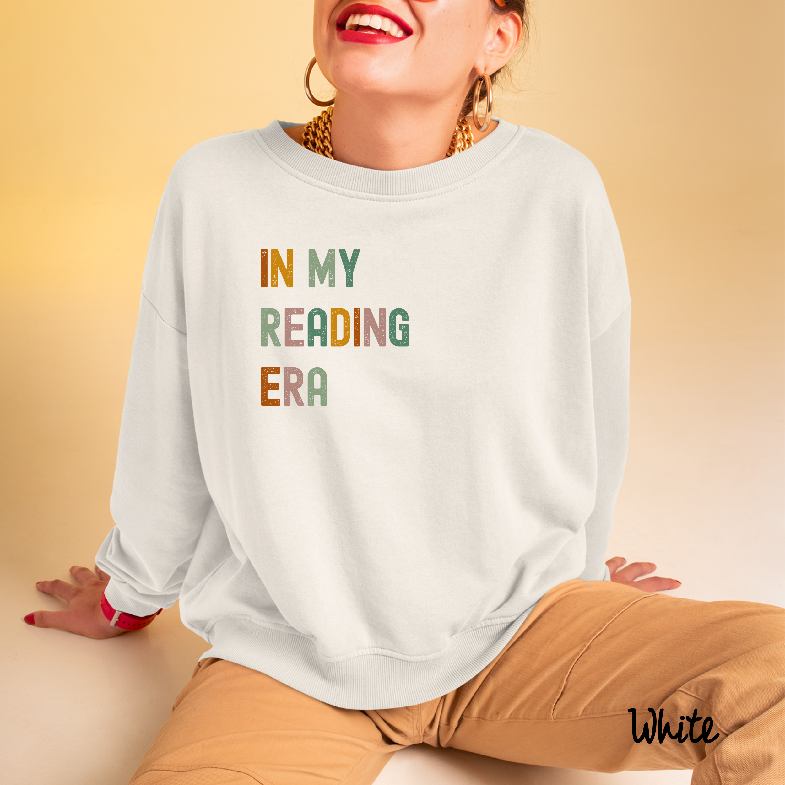 In My Reading Era Sweatshirt, Bookish Sweater Gift, Book Lover Sweater, Gift For Librarian, Gift For Reader, Book Club Sweater, Bookish, Reading Sweatshirt