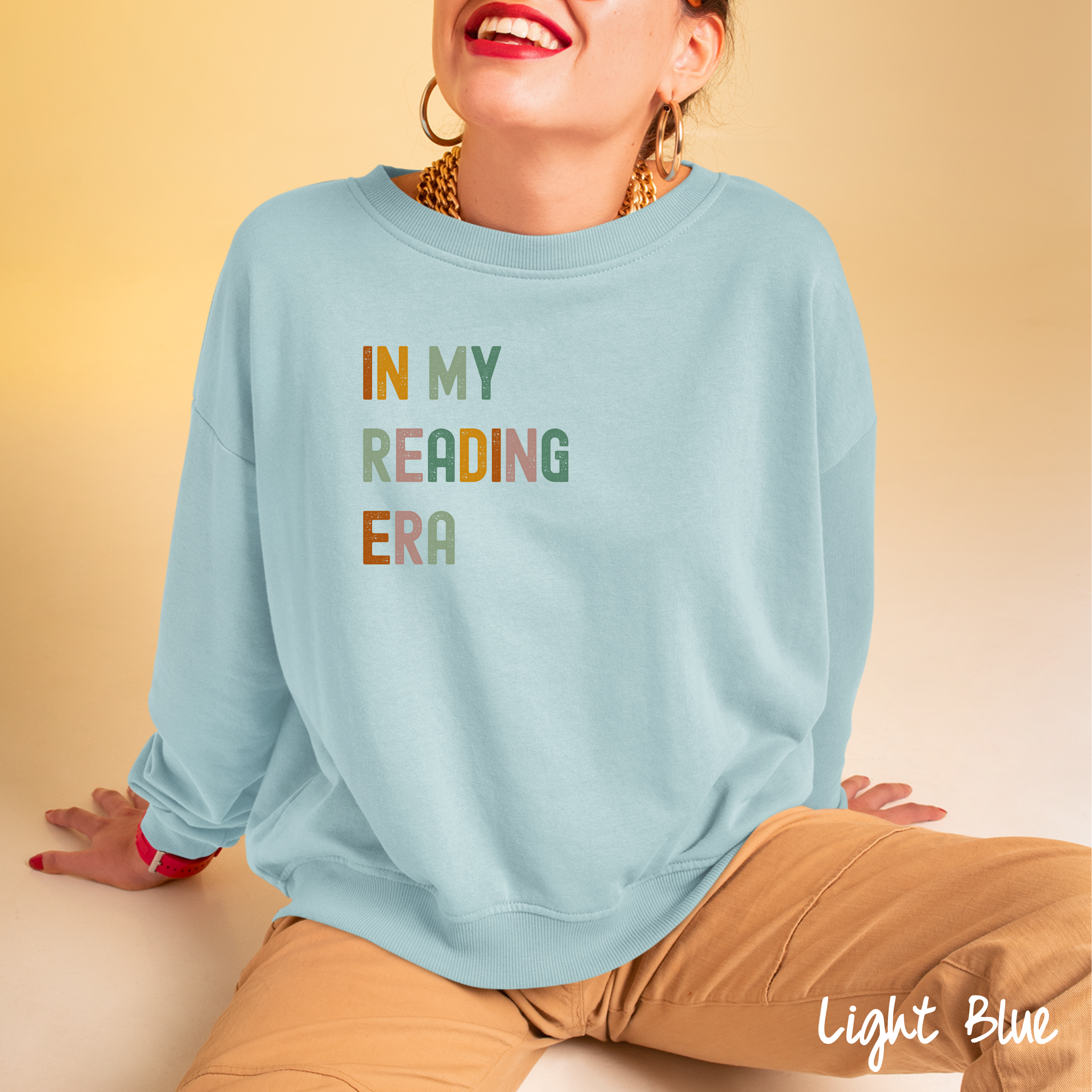 In My Reading Era Sweatshirt, Bookish Sweater Gift, Book Lover Sweater, Gift For Librarian, Gift For Reader, Book Club Sweater, Bookish, Reading Sweatshirt
