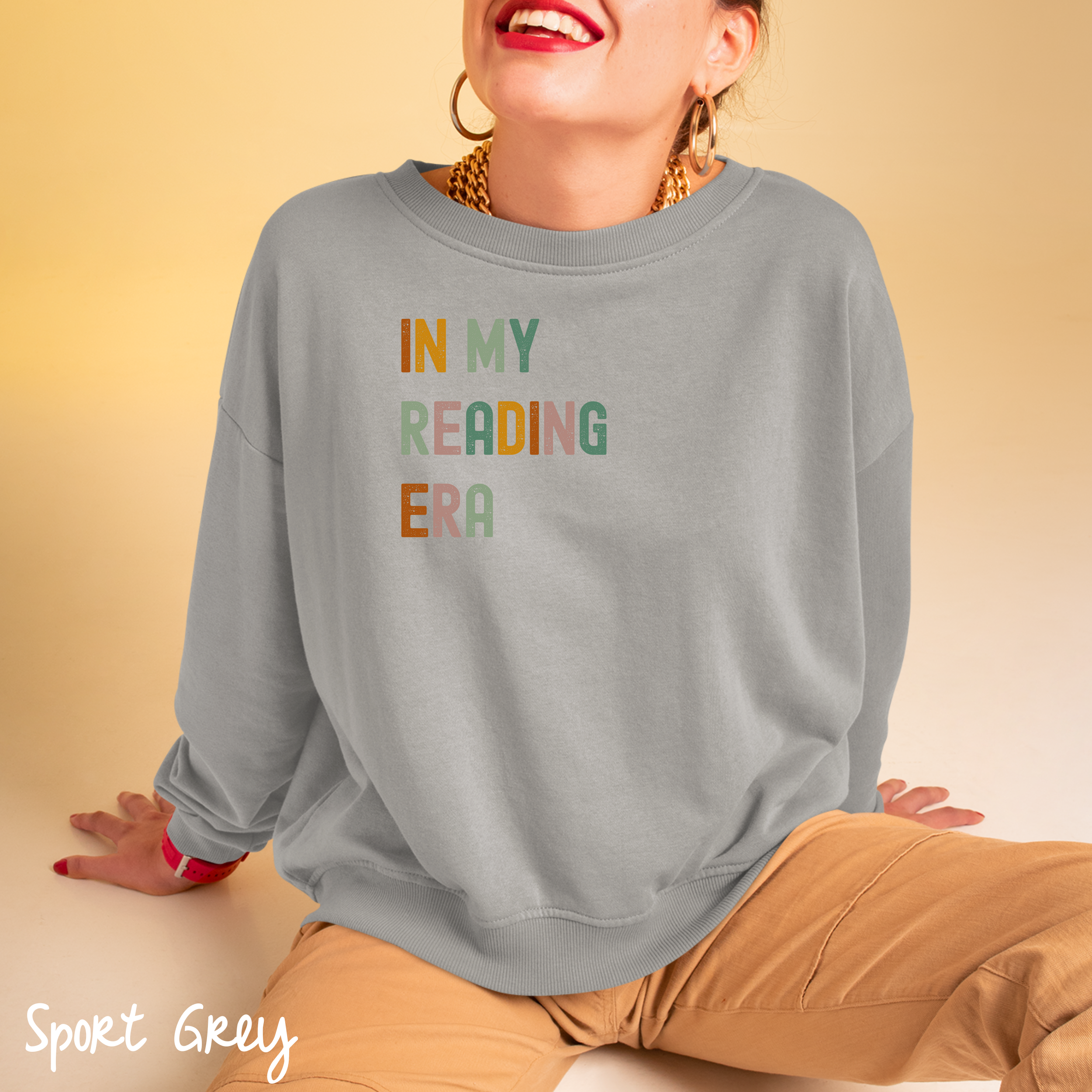 In My Reading Era Sweatshirt, Bookish Sweater Gift, Book Lover Sweater, Gift For Librarian, Gift For Reader, Book Club Sweater, Bookish, Reading Sweatshirt