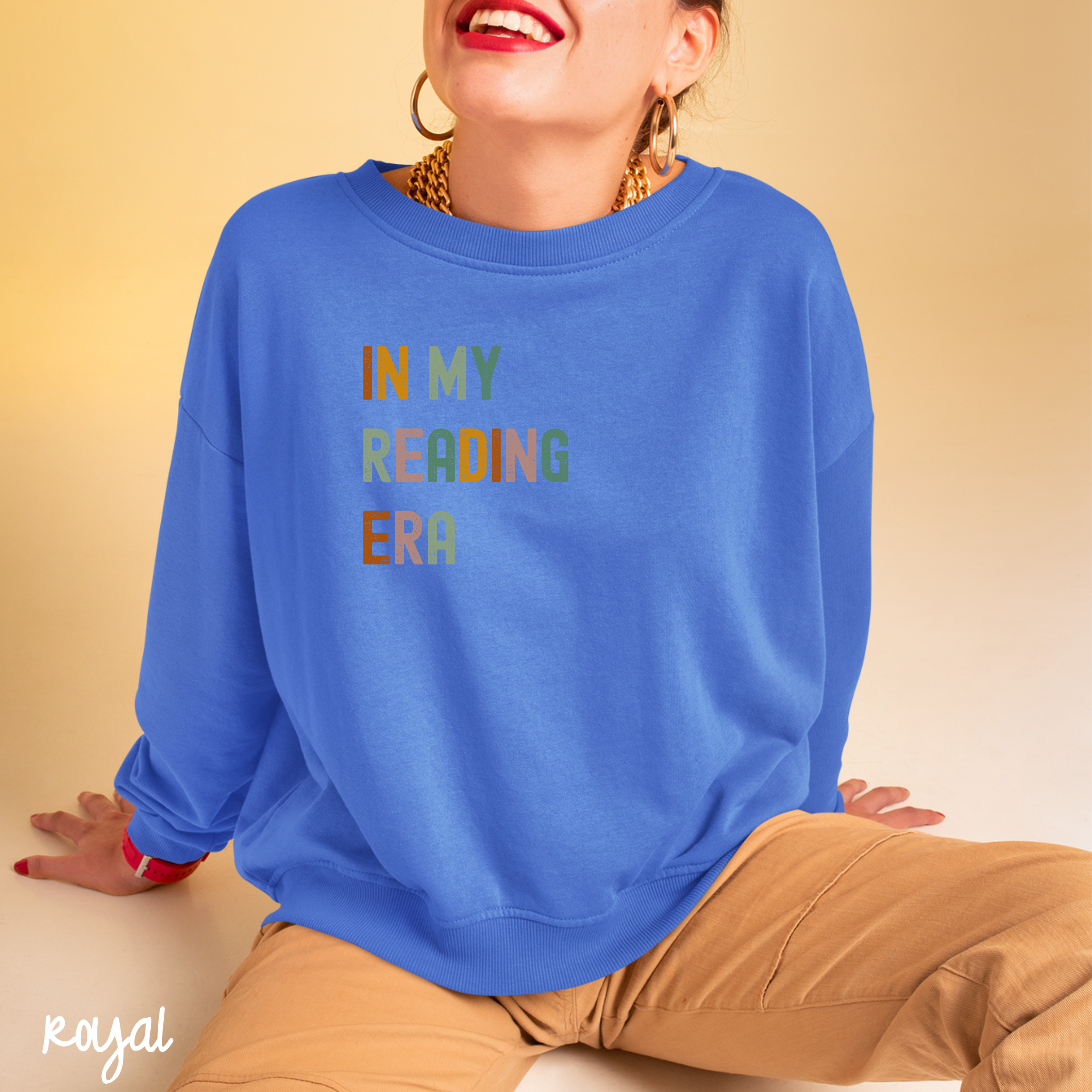 In My Reading Era Sweatshirt, Bookish Sweater Gift, Book Lover Sweater, Gift For Librarian, Gift For Reader, Book Club Sweater, Bookish, Reading Sweatshirt