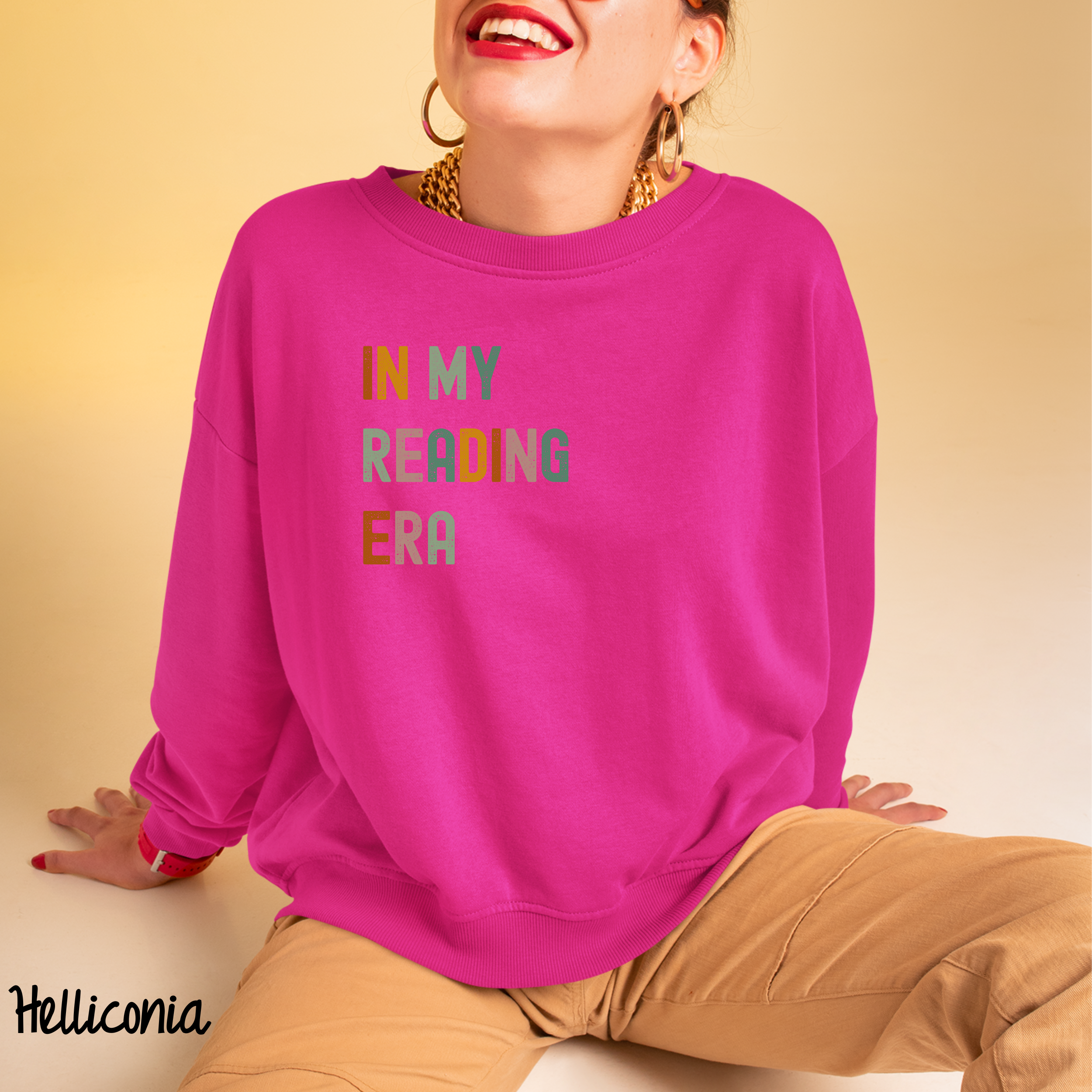 In My Reading Era Sweatshirt, Bookish Sweater Gift, Book Lover Sweater, Gift For Librarian, Gift For Reader, Book Club Sweater, Bookish, Reading Sweatshirt