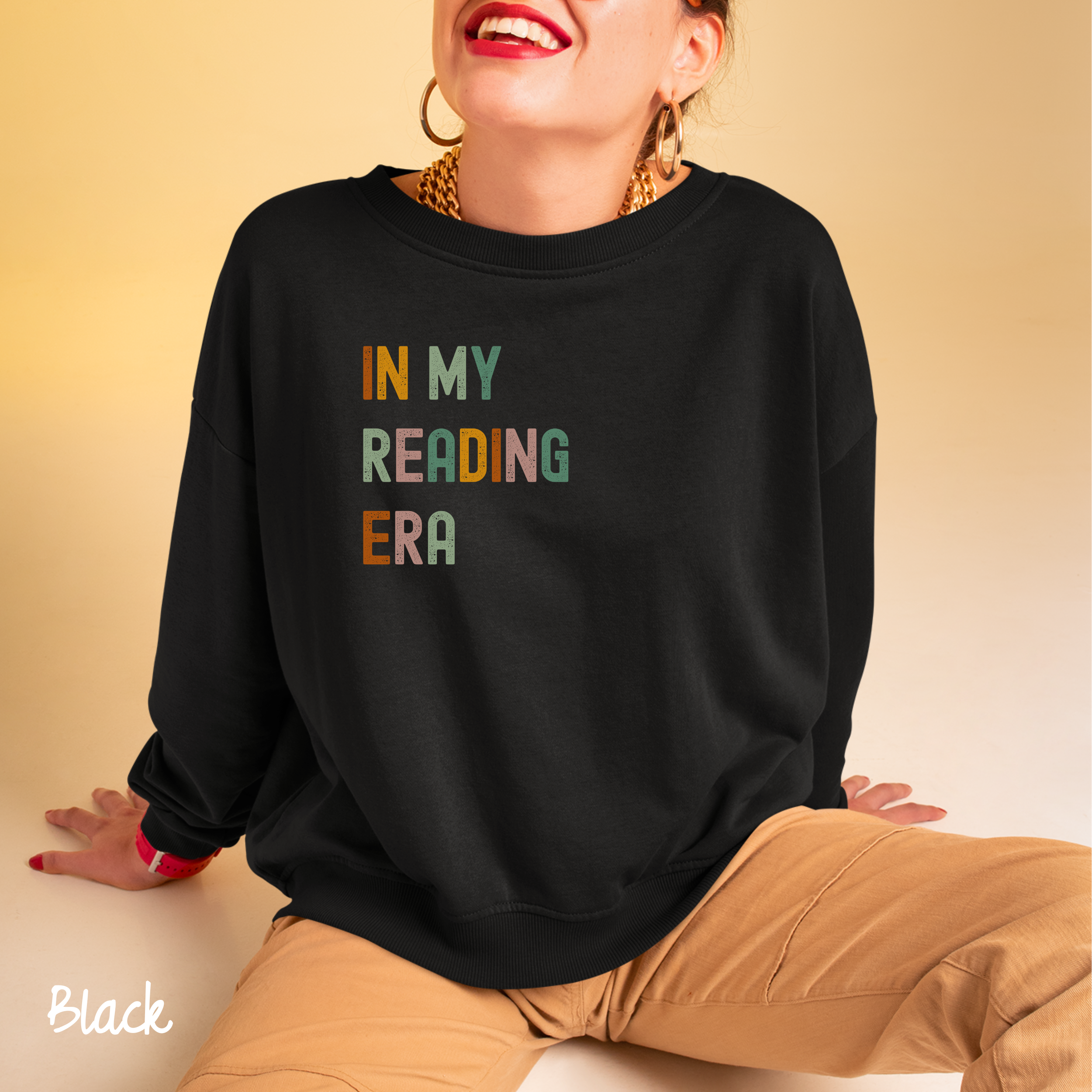 In My Reading Era Sweatshirt, Bookish Sweater Gift, Book Lover Sweater, Gift For Librarian, Gift For Reader, Book Club Sweater, Bookish, Reading Sweatshirt