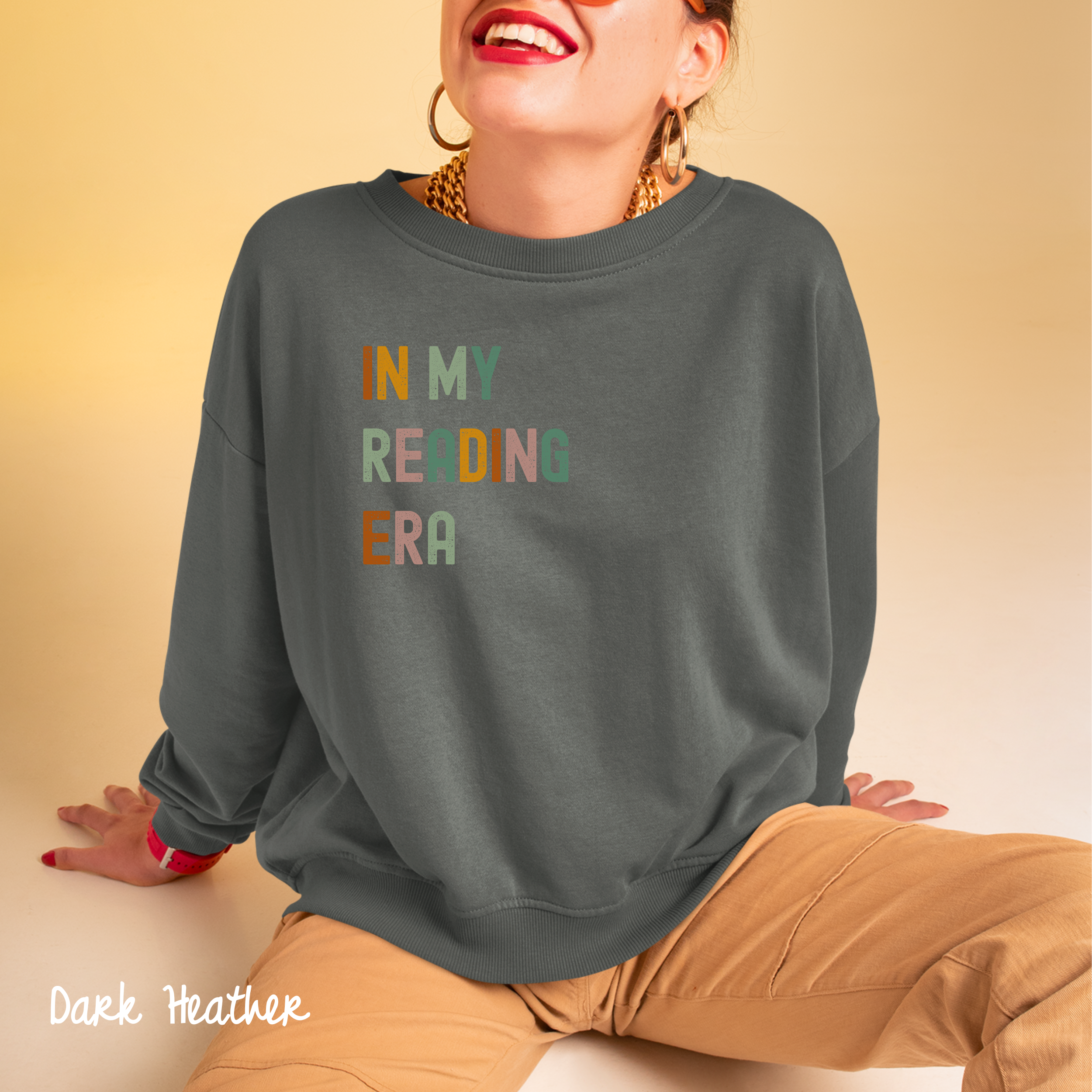 In My Reading Era Sweatshirt, Bookish Sweater Gift, Book Lover Sweater, Gift For Librarian, Gift For Reader, Book Club Sweater, Bookish, Reading Sweatshirt