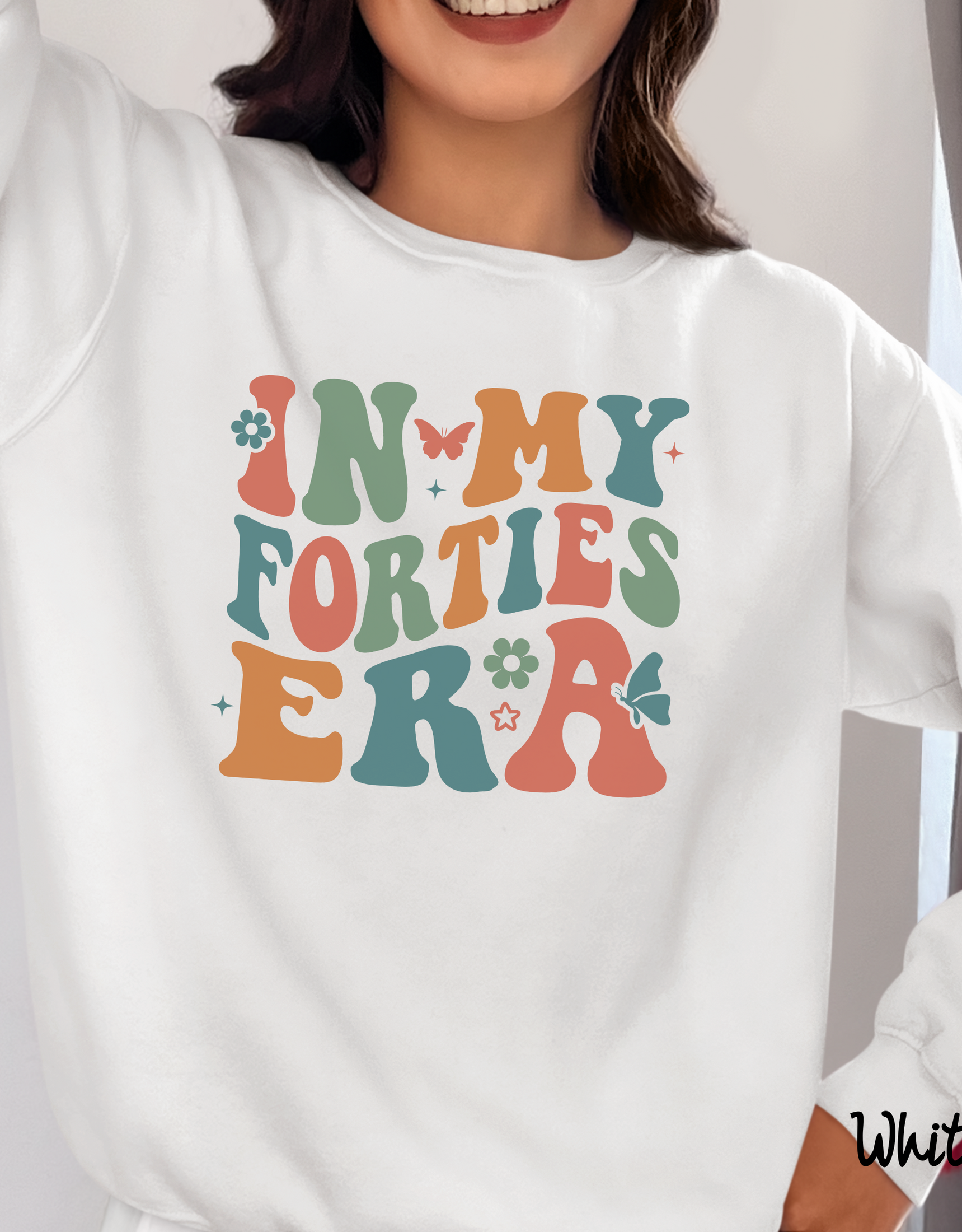 In My Forties Era Sweater, 1984 Sweatshirt, 40th Birthday Gift, Custom Year 1983 Birthday Sweater, Forty Year Old Gift Women, 40th Birthday, In My Forties Era