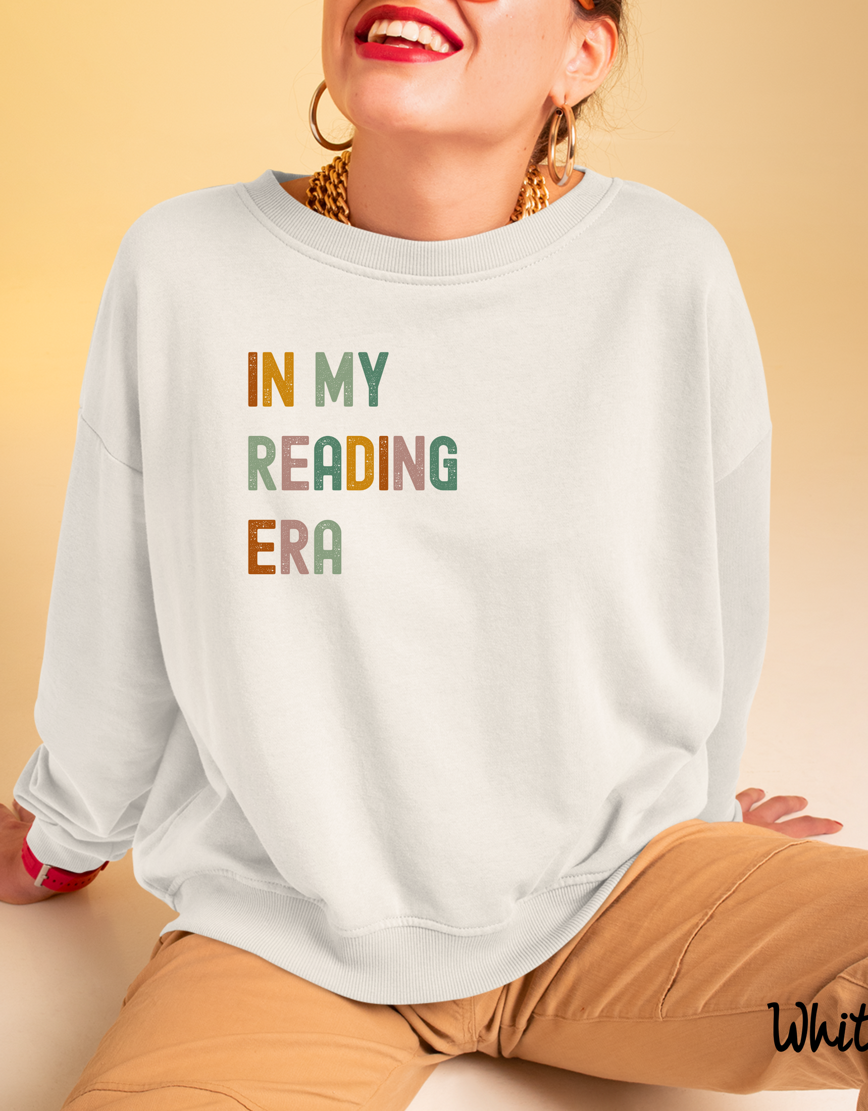 In My Reading Era Sweatshirt, Bookish Sweater Gift, Book Lover Sweater, Gift For Librarian, Gift For Reader, Book Club Sweater, Bookish, Reading Sweatshirt