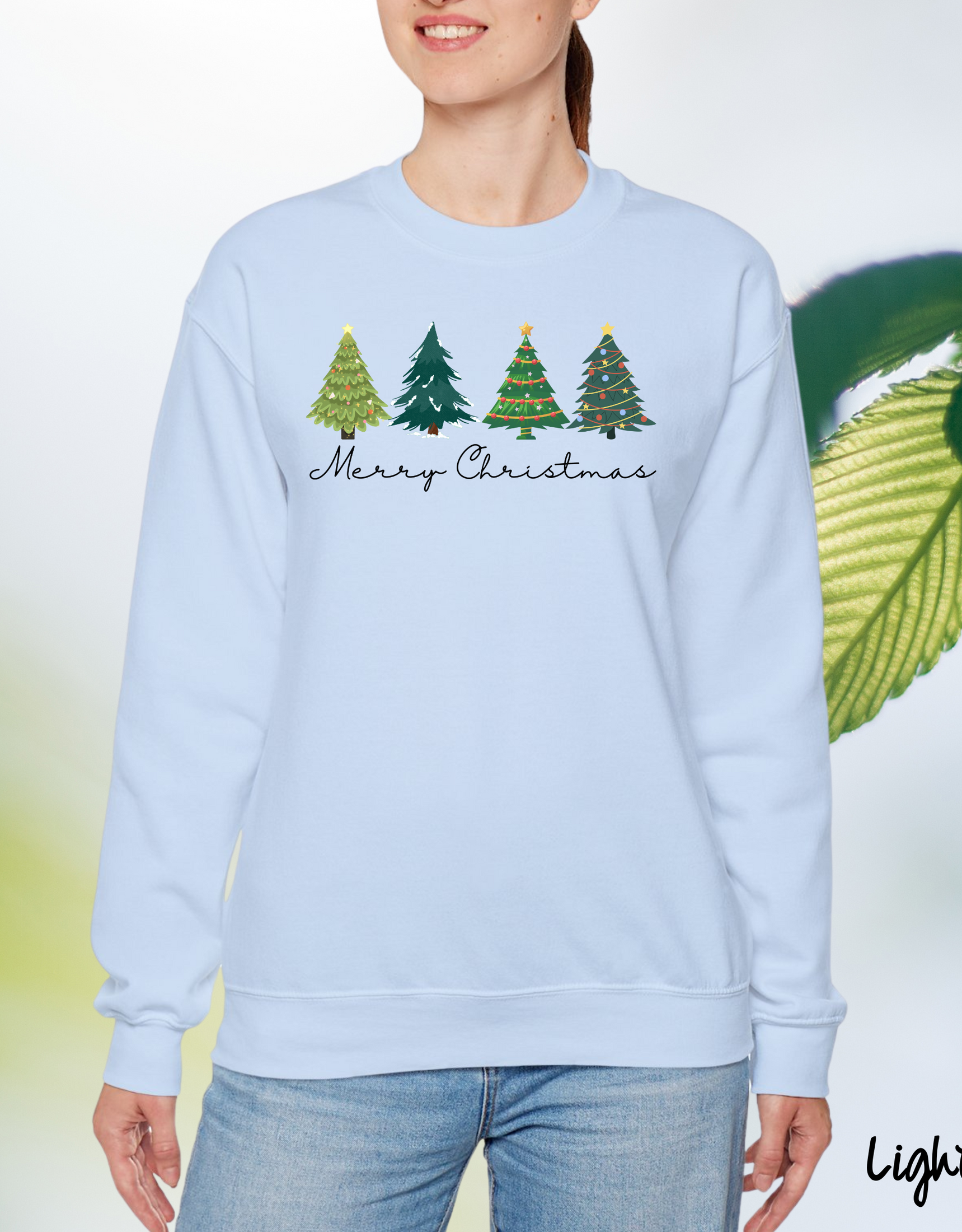 Christmas Trees Sweatshirt, Holiday Sweater, Christmas Shirt, Winter Sweatshirt, Merry Christmas Sweatshirt