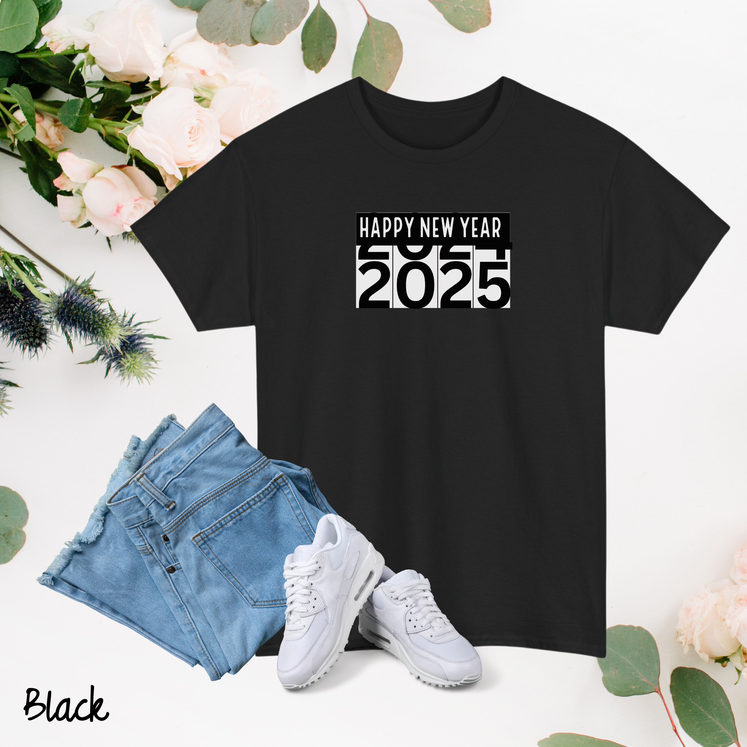 Happy New Year Shirts, New Year Calendar Tees, 2025 Family Tshirts