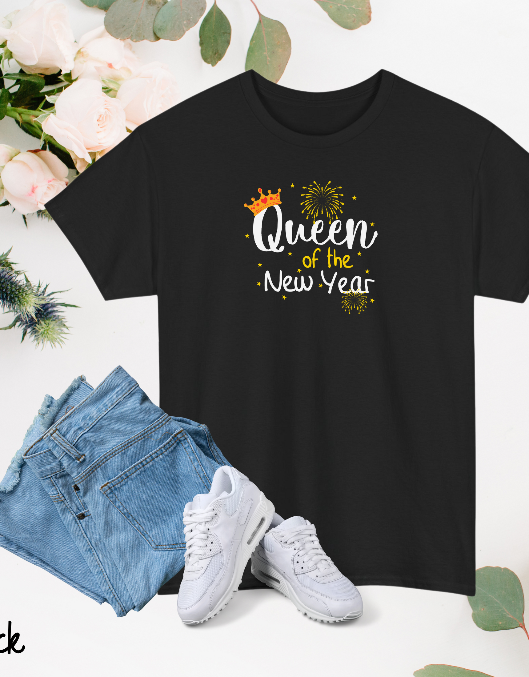 Queen Of The New Year Tshirts, New Year Party Tees, Shirts For NY Celebrations