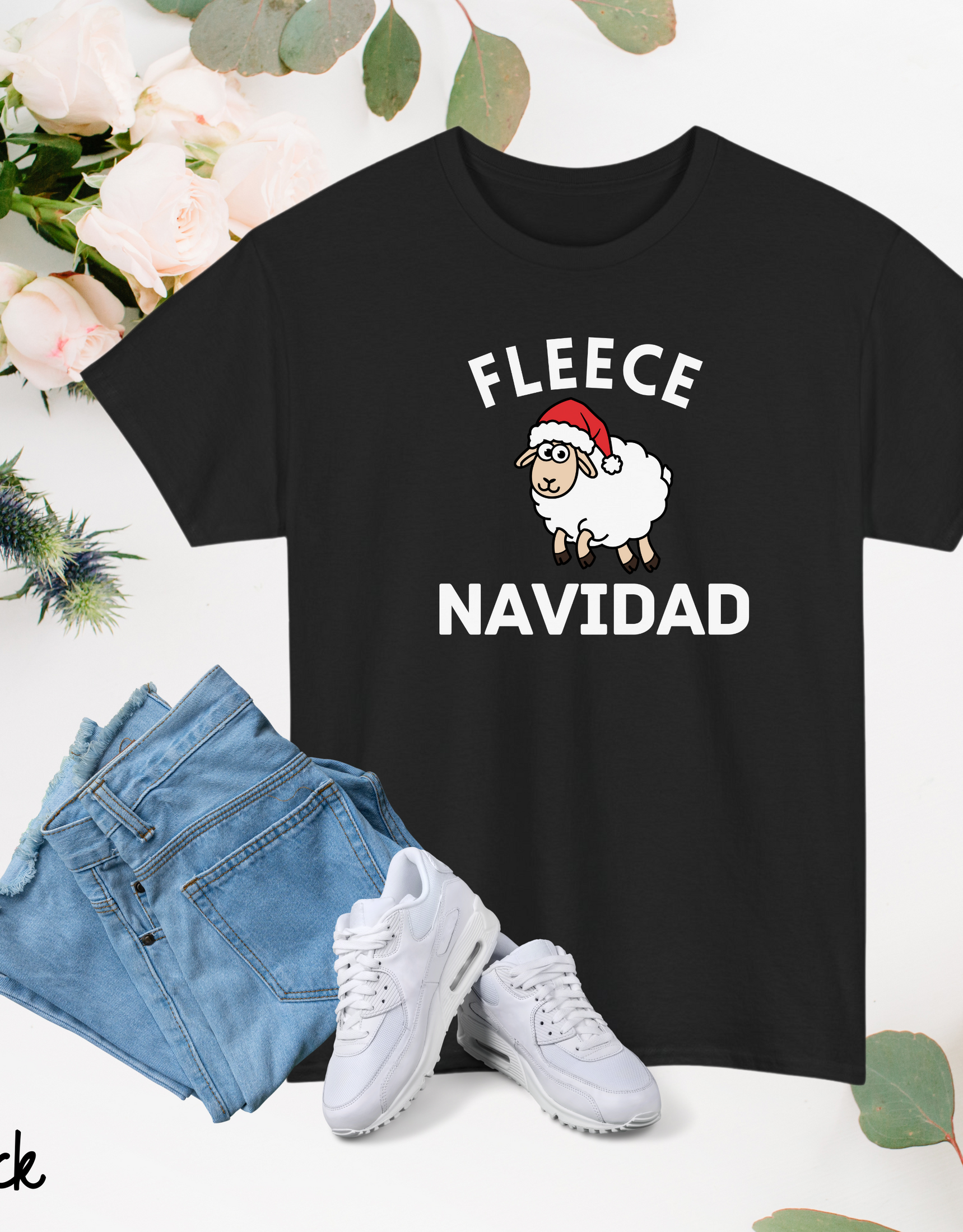 Fleece Navidad t-Shirt Funny Christmas t-Shirt for Animal Lovers