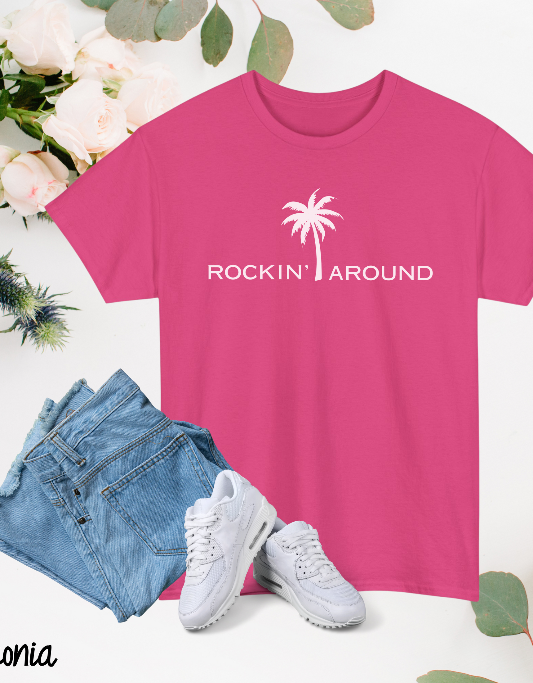 Rockin Around the Christmas Tree T-shirt Unisex Adult