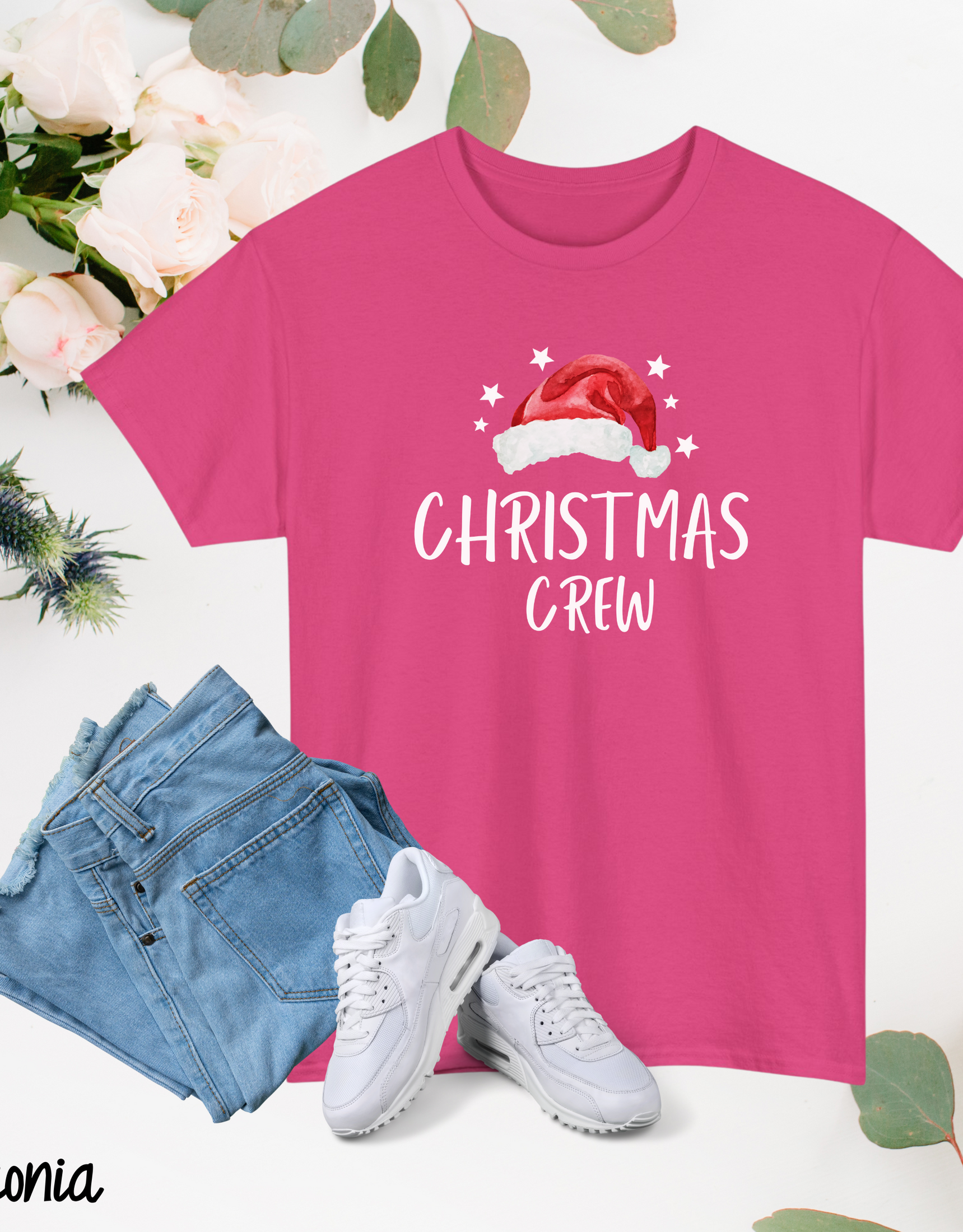 Christmas Party Crew Tee Festive Christmas Matching Shirts Perfect Holiday Gift for Families and Friends