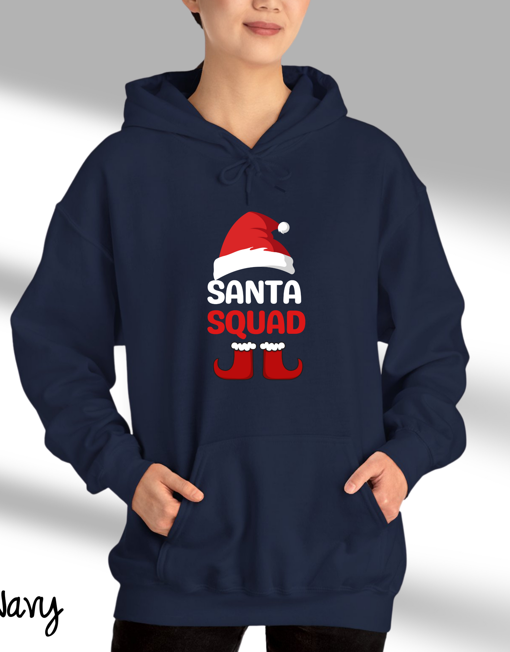 Santa Squad Christmas Hoodie, Family Christmas Hoodie, Christmas Hoodie, Christmas Squad Hoodie, Christmas Family Hoodie