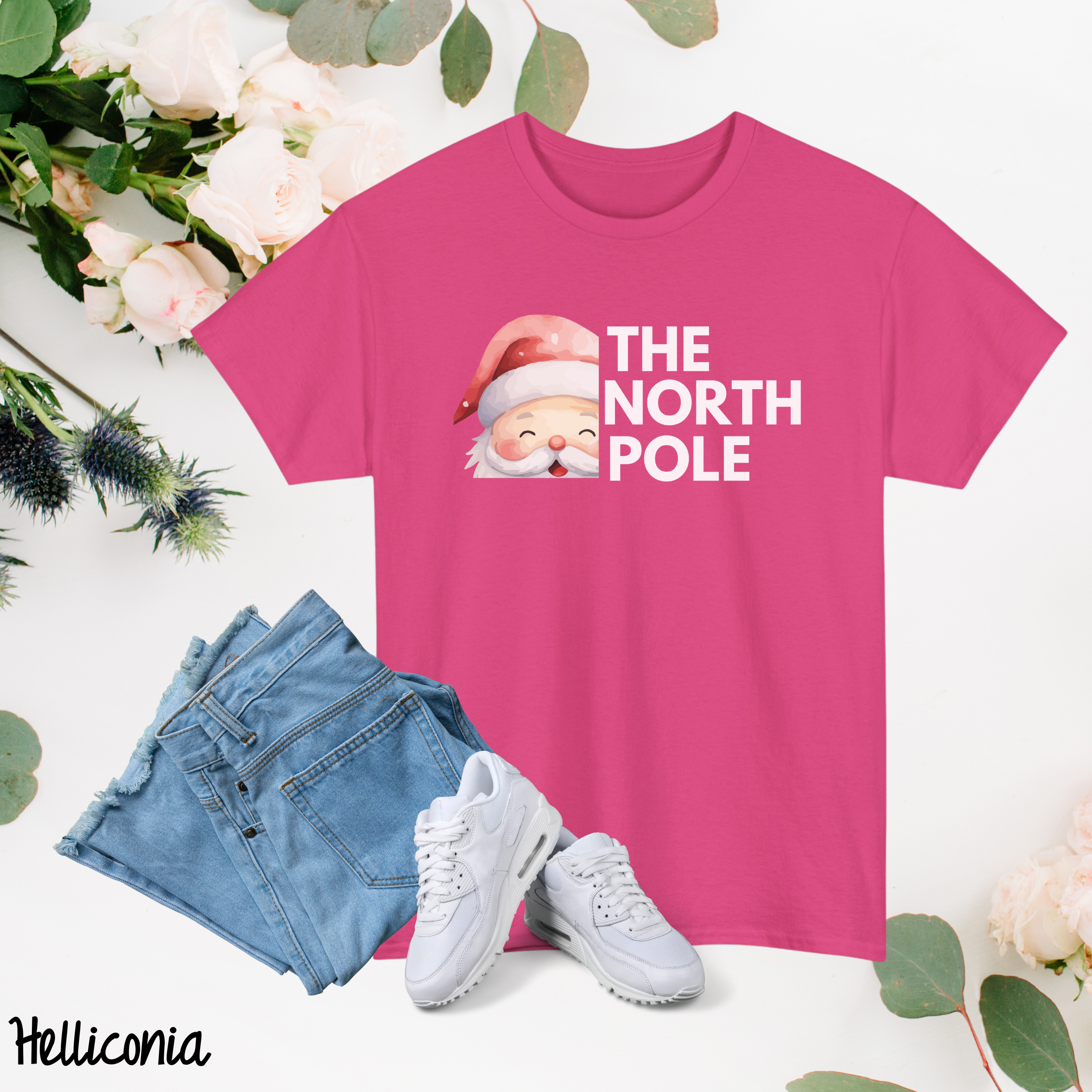 The North Pole T-Shirt Xmas Funny shirt Holiday Tee