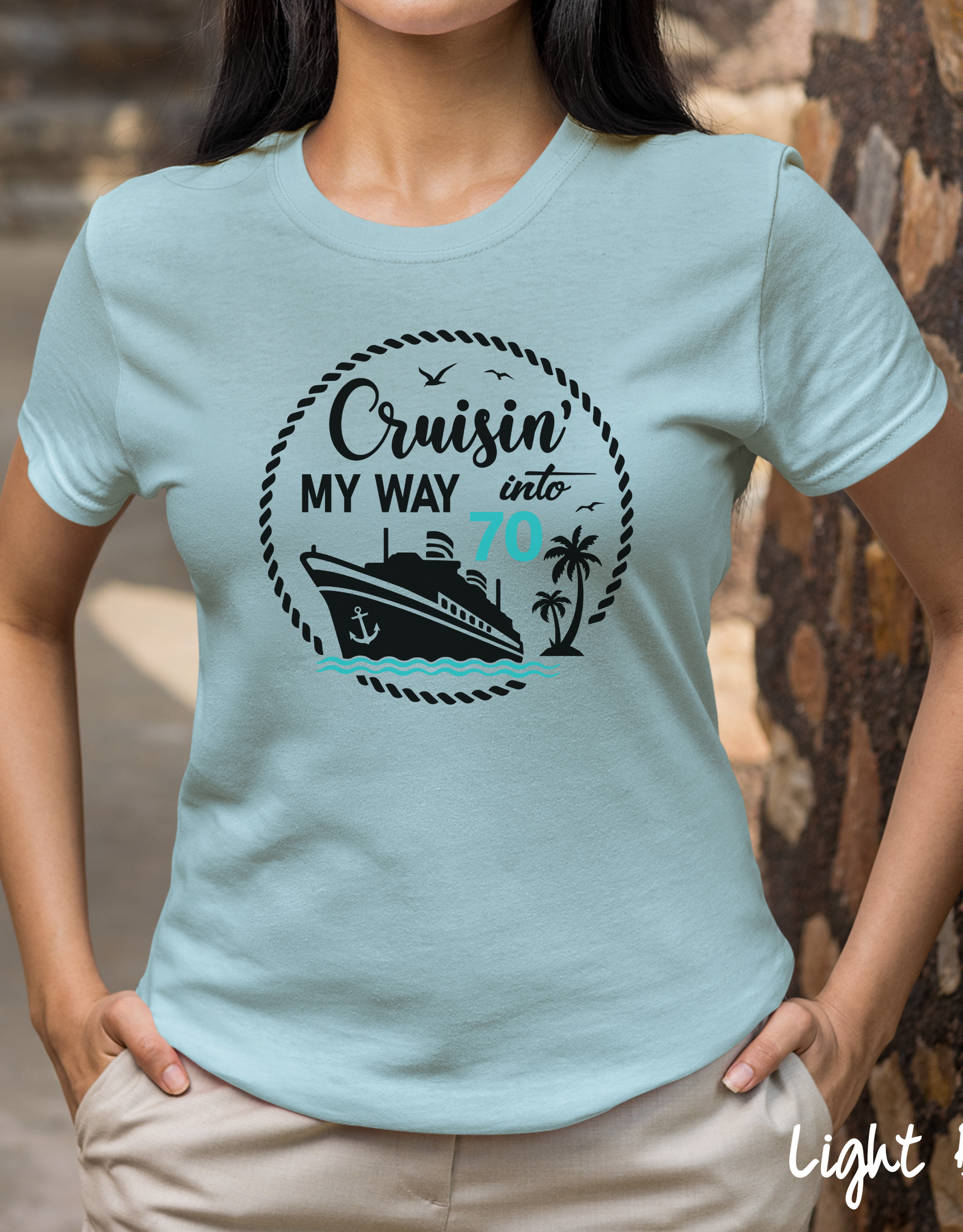 Cruisin My Way Into 70th Shirt, Custom 70th Birthday Shirt, Custom Birthday Shirt, Birthday Party Shirt, Birthday Crew Shirt