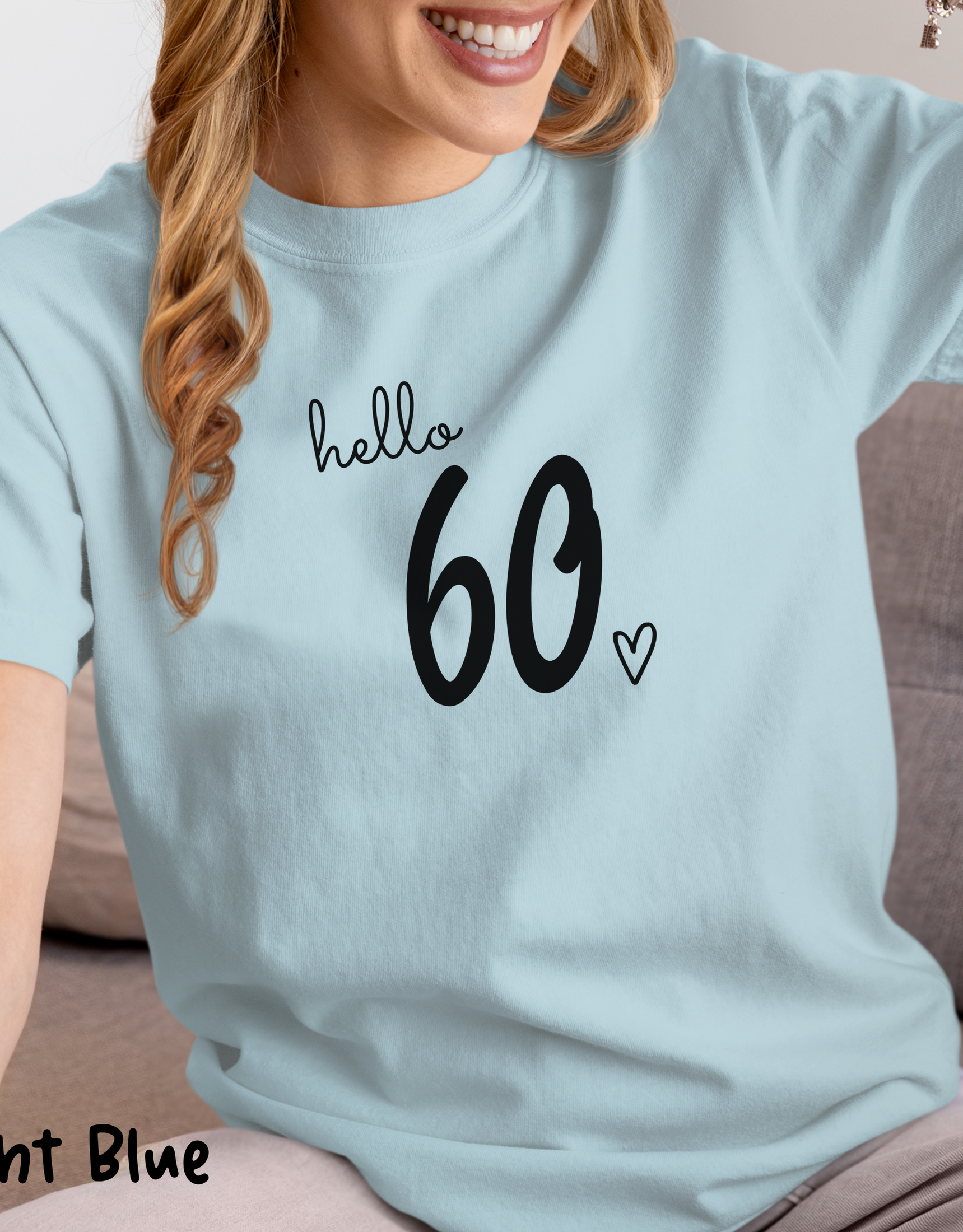 60th Birthday Shirt, Hello 60 Shirt, 1965 Birthday T-Shirt, Hello Sixty Shirt, Vintage 1965 T-shirt, 60th Bday Tshirt, 60th Birthday Gift