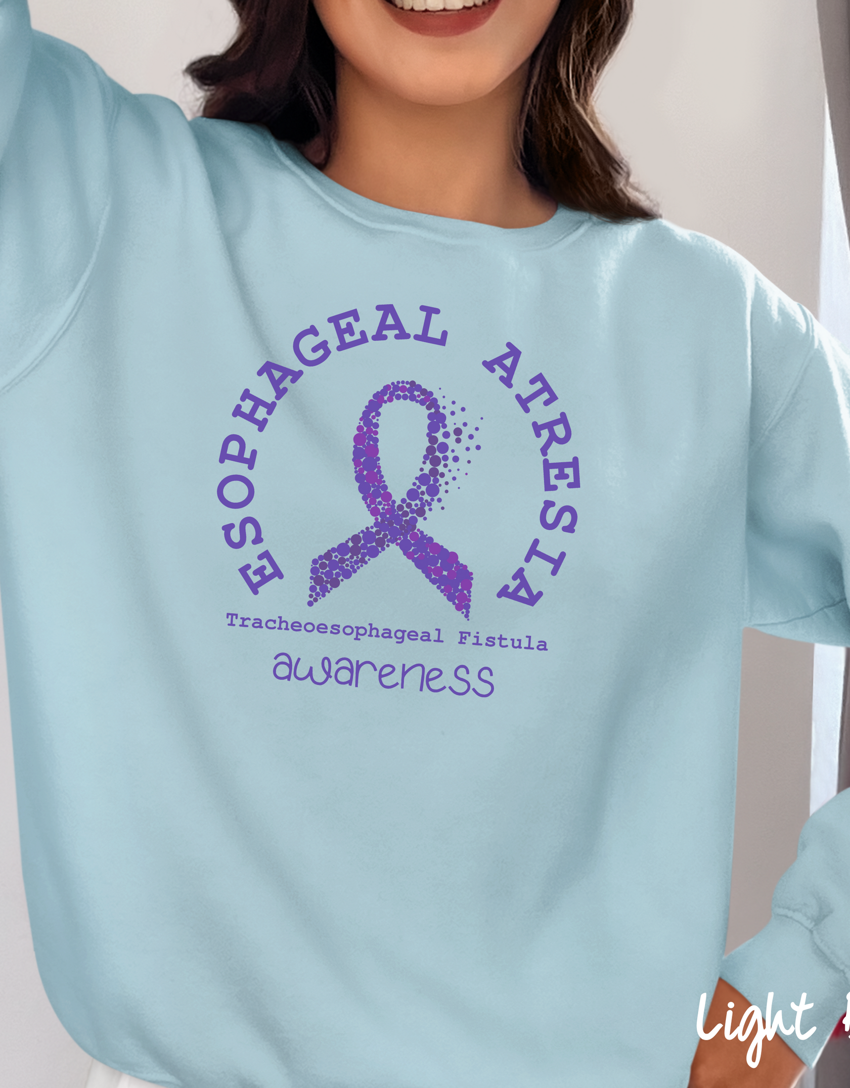 Esophageal Atresia and Tracheoesophageal Fistula Awareness Sweater, Esophageal Cancer Shirt, Esophageal Cancer Awareness, Esophageal Warrior