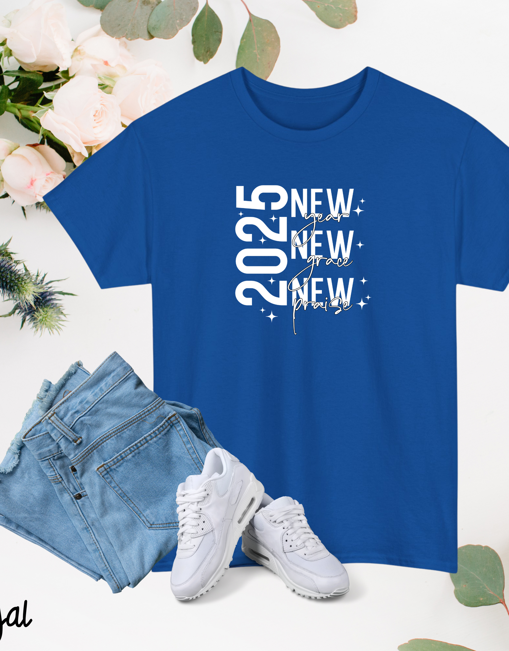 New Grace New Praise New Year 2025 Tshirts, Welcome New Year Tees