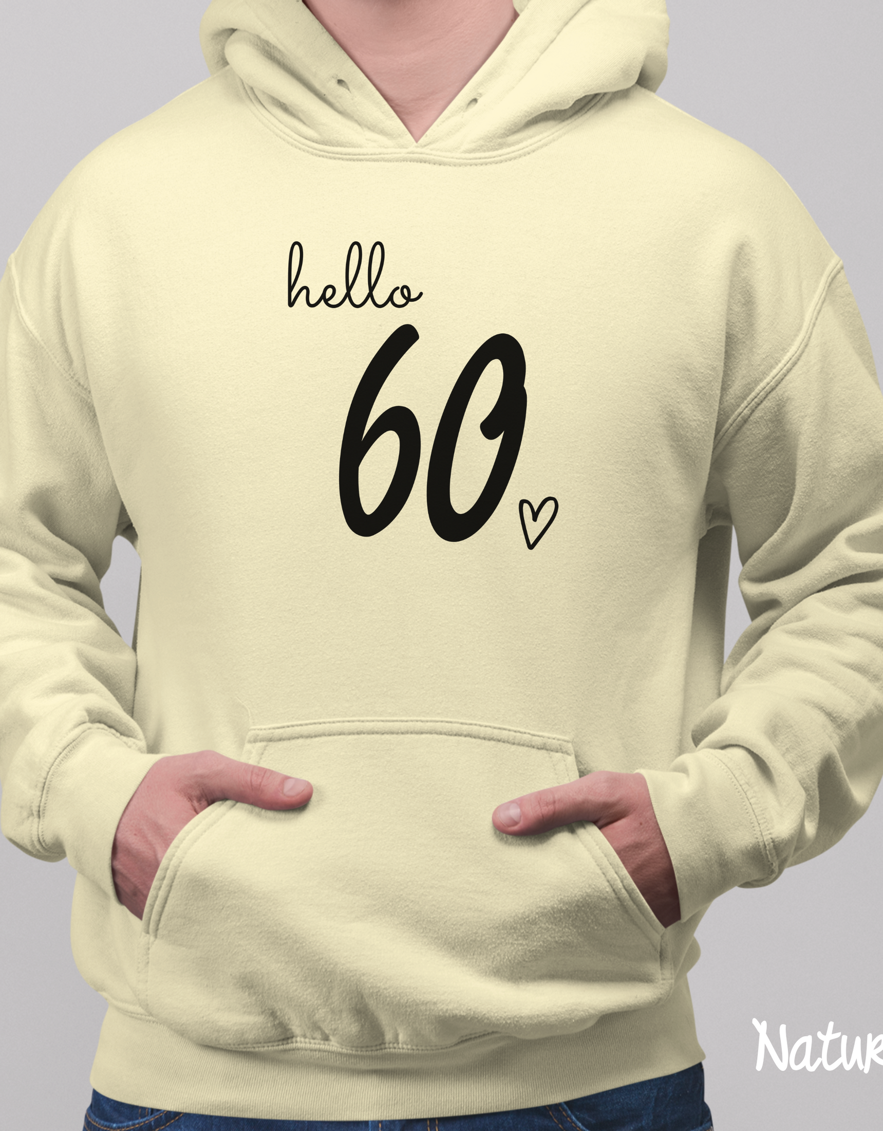 Hello 60 Hoodie, Hello 60 Heart Hoodie, 60th Birthday Hoodie, Sixty Birthday Hoodie, 60th Birthday Gift, Birthday Gift For Her, Birthday Hoodie