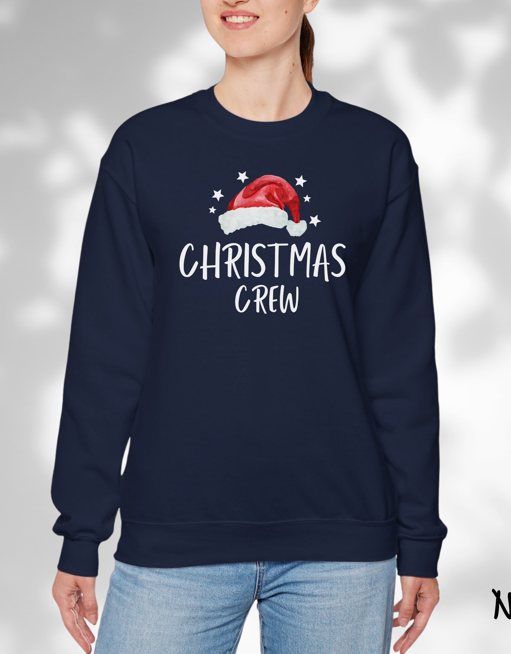 Christmas Crew Sweatshirt, Cozy Winter Crewneck for Family , Matching Christmas Shirts