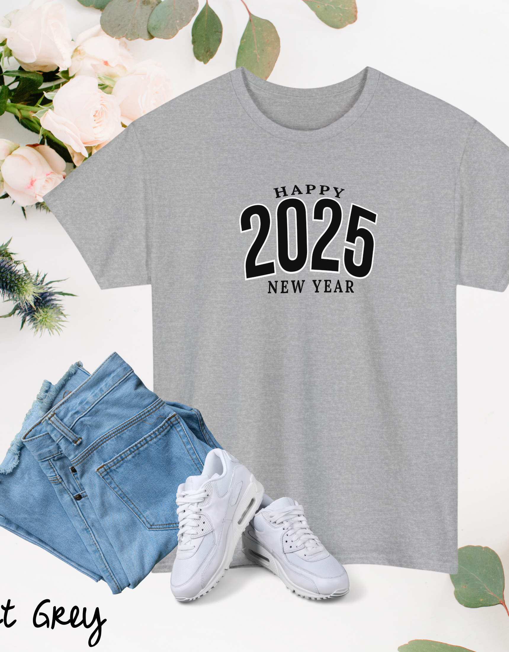 Happy New Party Tees, Comfort Colors 2025 Happy New Year Shirt, Vintage New Years Shirts,