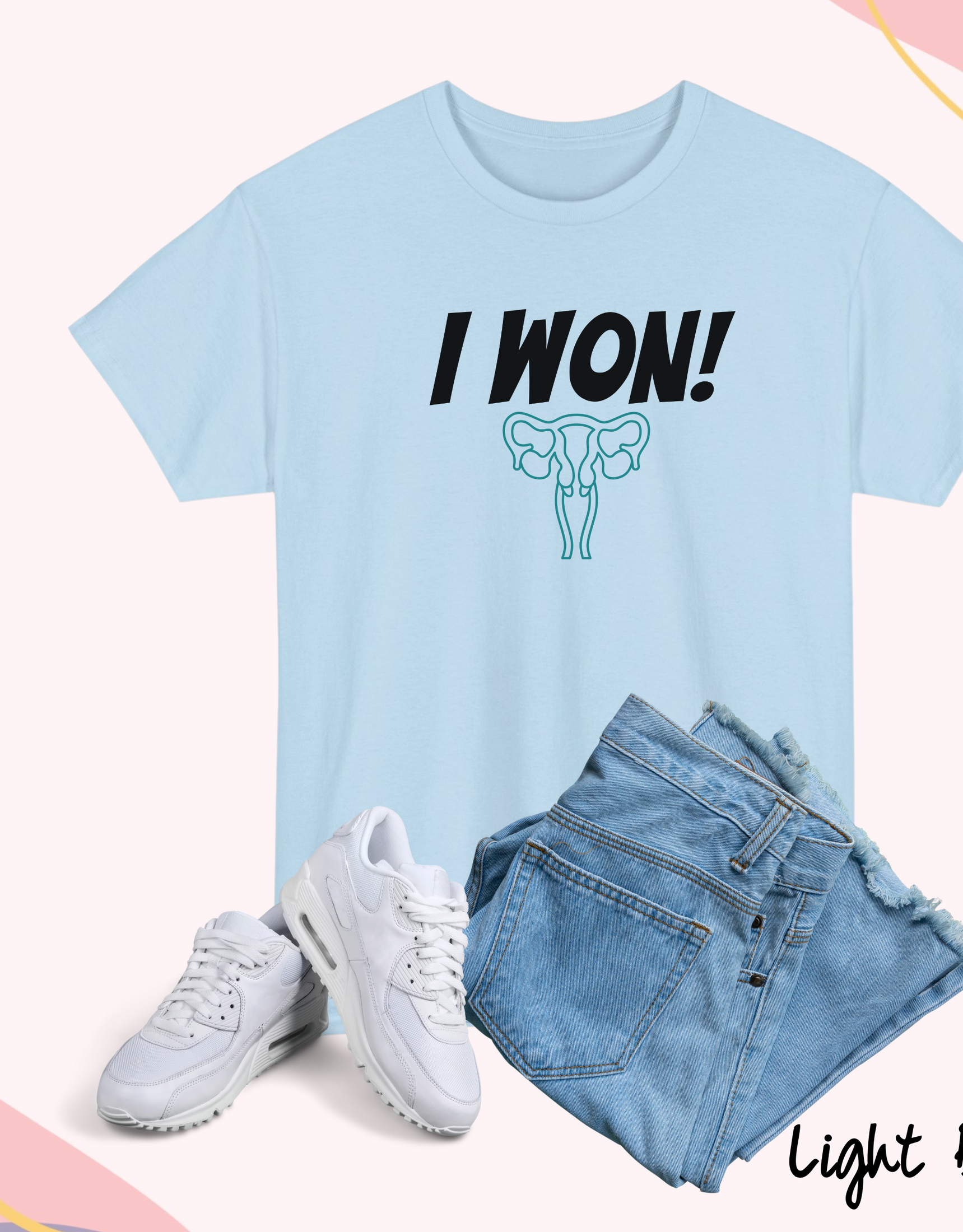 Ovarian Cancer Awareness Shirt, Cancer Shirt, Support Shirt, I Won Shirt, Cancer Support Gift, Cancer Survivor Gift, Cancer Patient