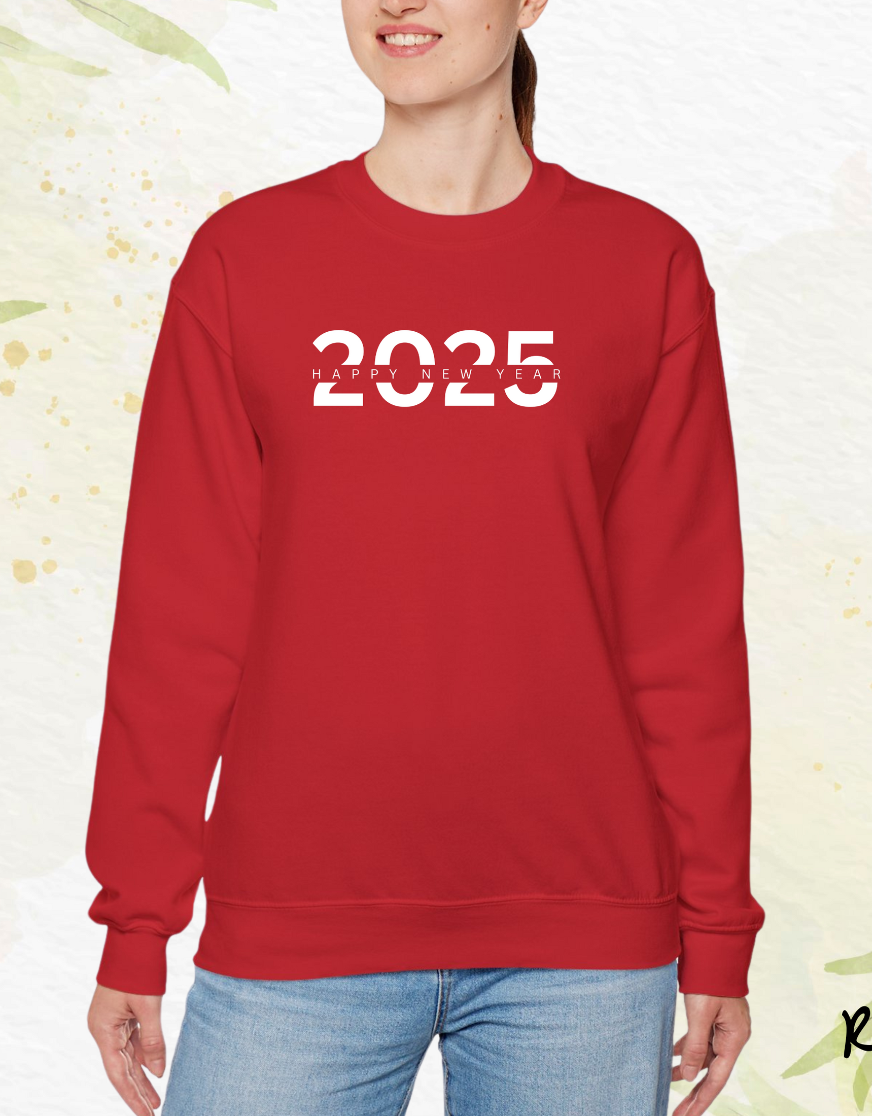 Happy New Year 2025 Sweatshirt, New Year Vibes Sweater, Winter Xmas Season, New Year Party Gift, Year 2025 Gift