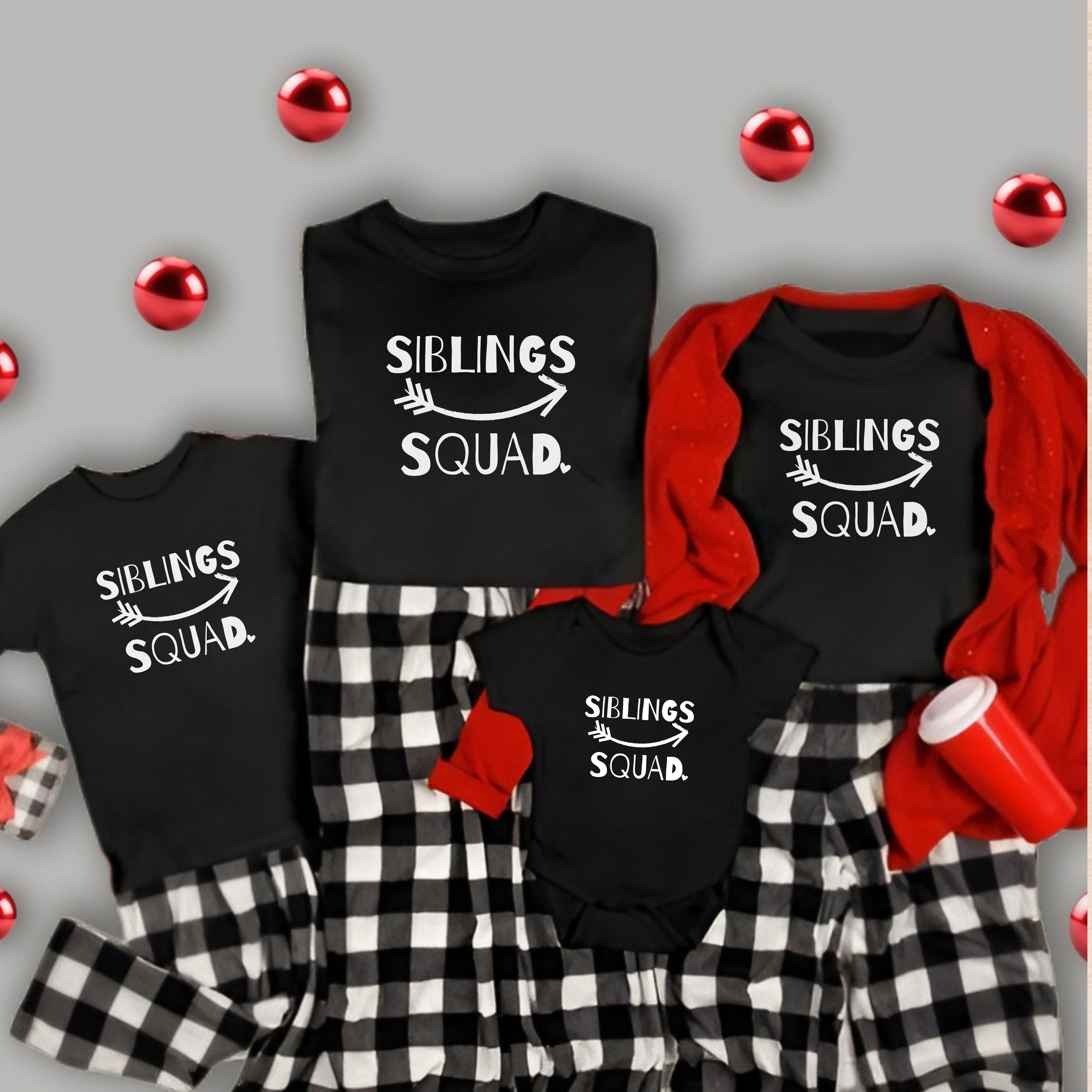 Sibling Squad Shirt, Birthday Squad, Big Brother Shirt, Big Sister Shirt, Sister Brother Shirt, Matching Siblings Shirts