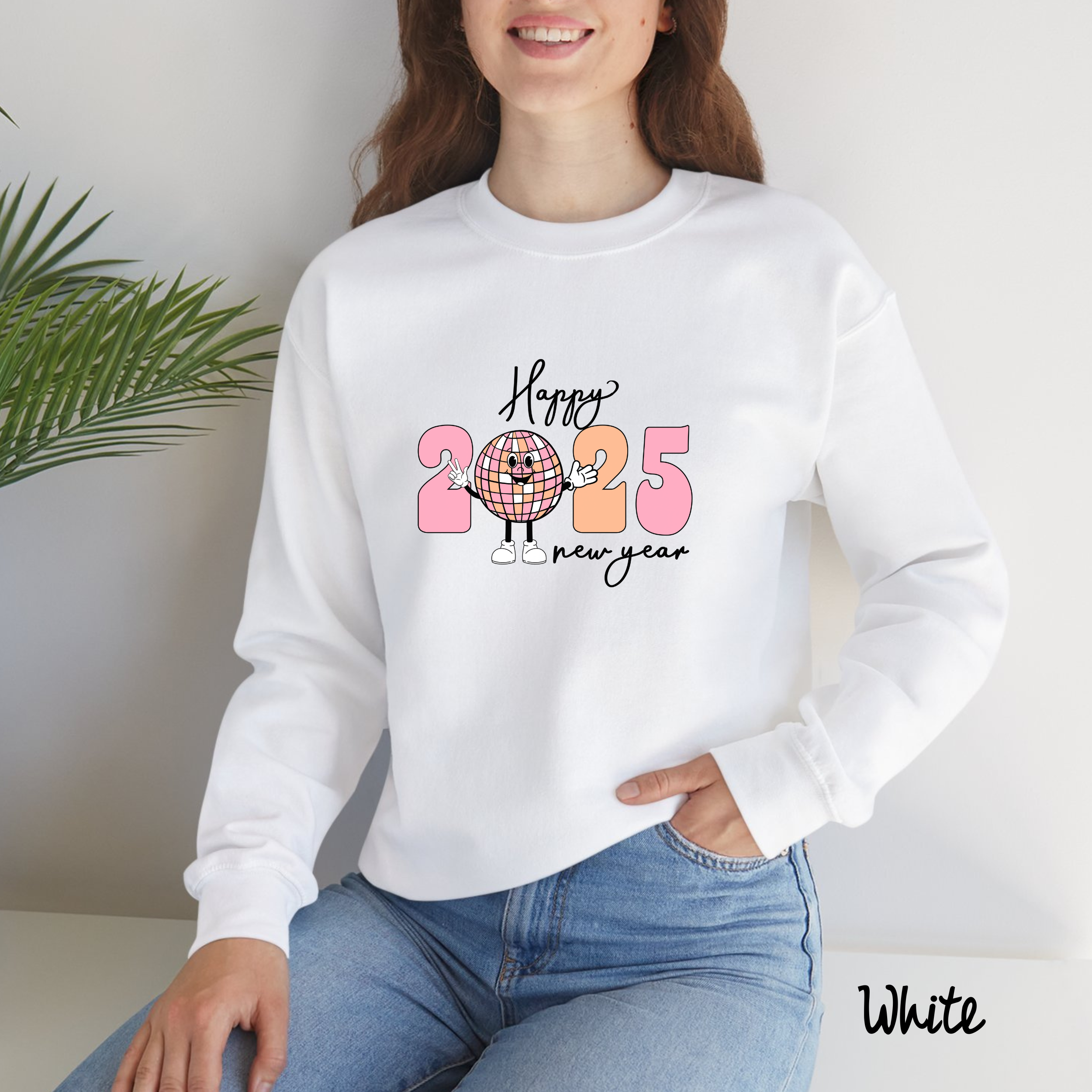 Happy 2025 New Year Sweatshirt, 2025 Year Sweater, Hello 2025 Sweater, New Year Party Sweatshirt,