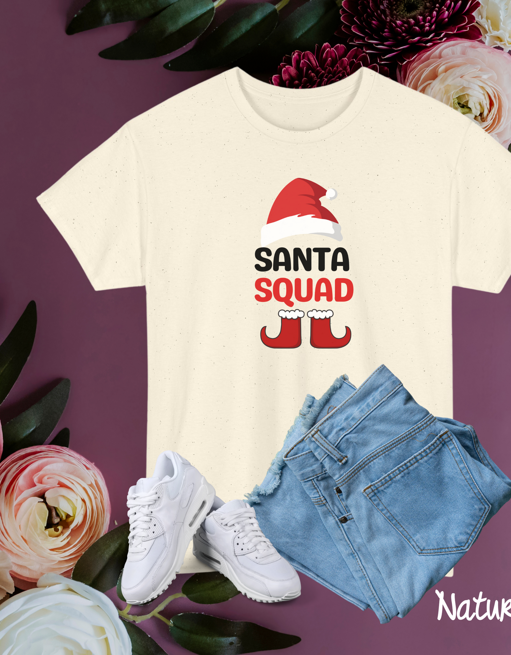 Santa Squad T-Shirt Christmas Gift for the Holidays