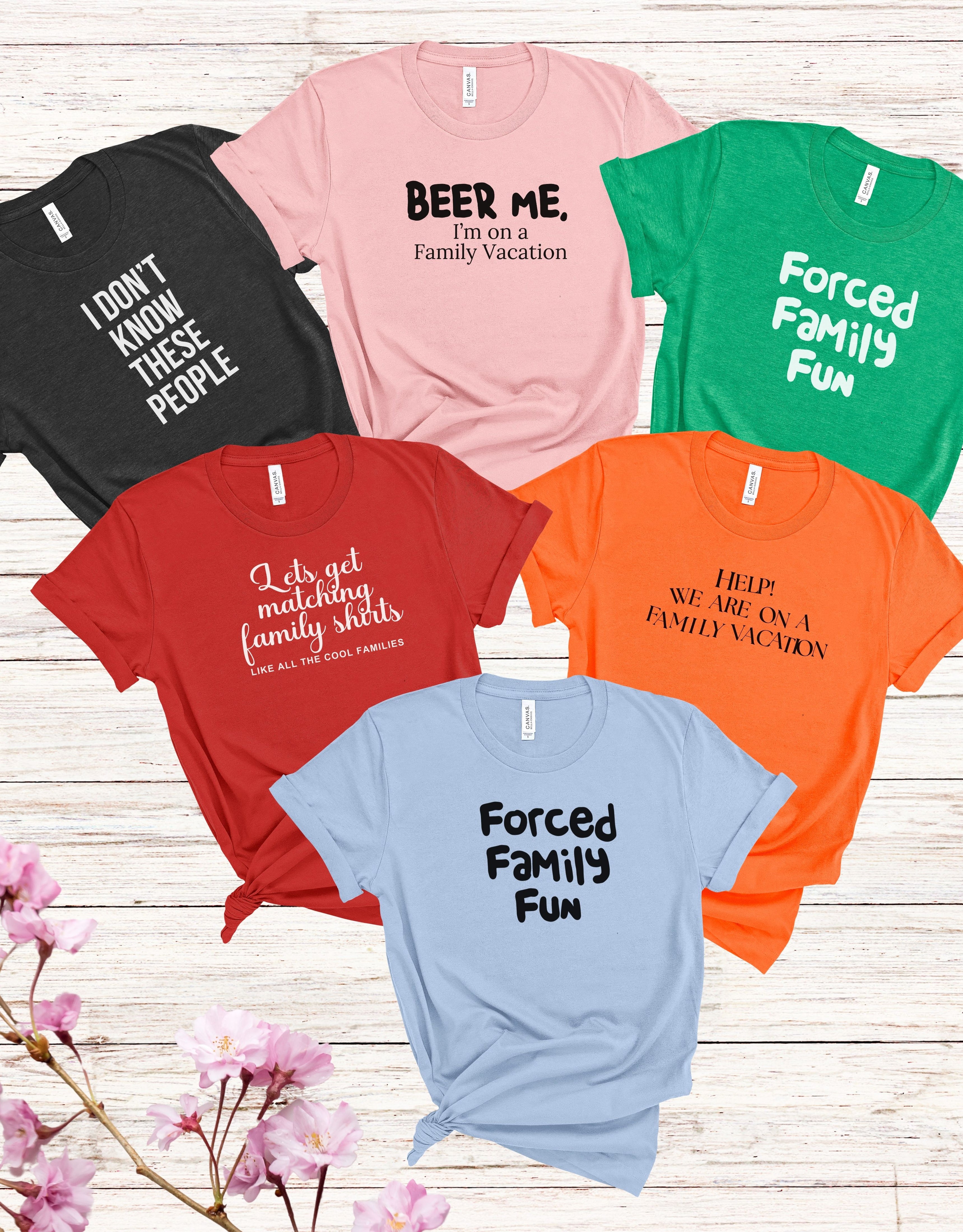 Family Vacation Shirts, Funny Family Shirts,Matching Vacation Shirts, Crew Shirts, Matching Group Shirts