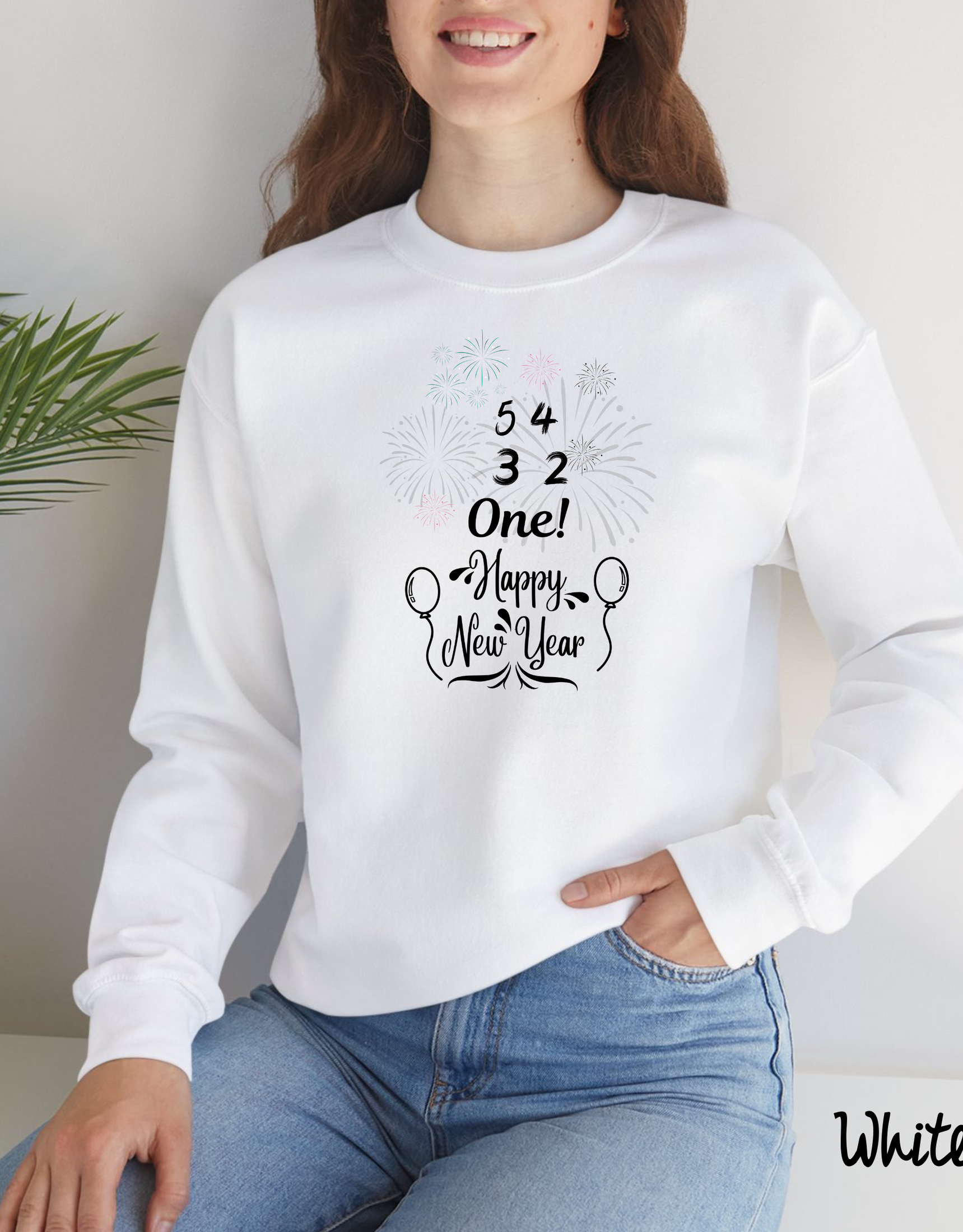 Happy New Year 2025 Retro Sweatshirt, 2025 Holiday Sweatshirt, Christmas Gift, Best Time of The Year, New Year Party Sweater,