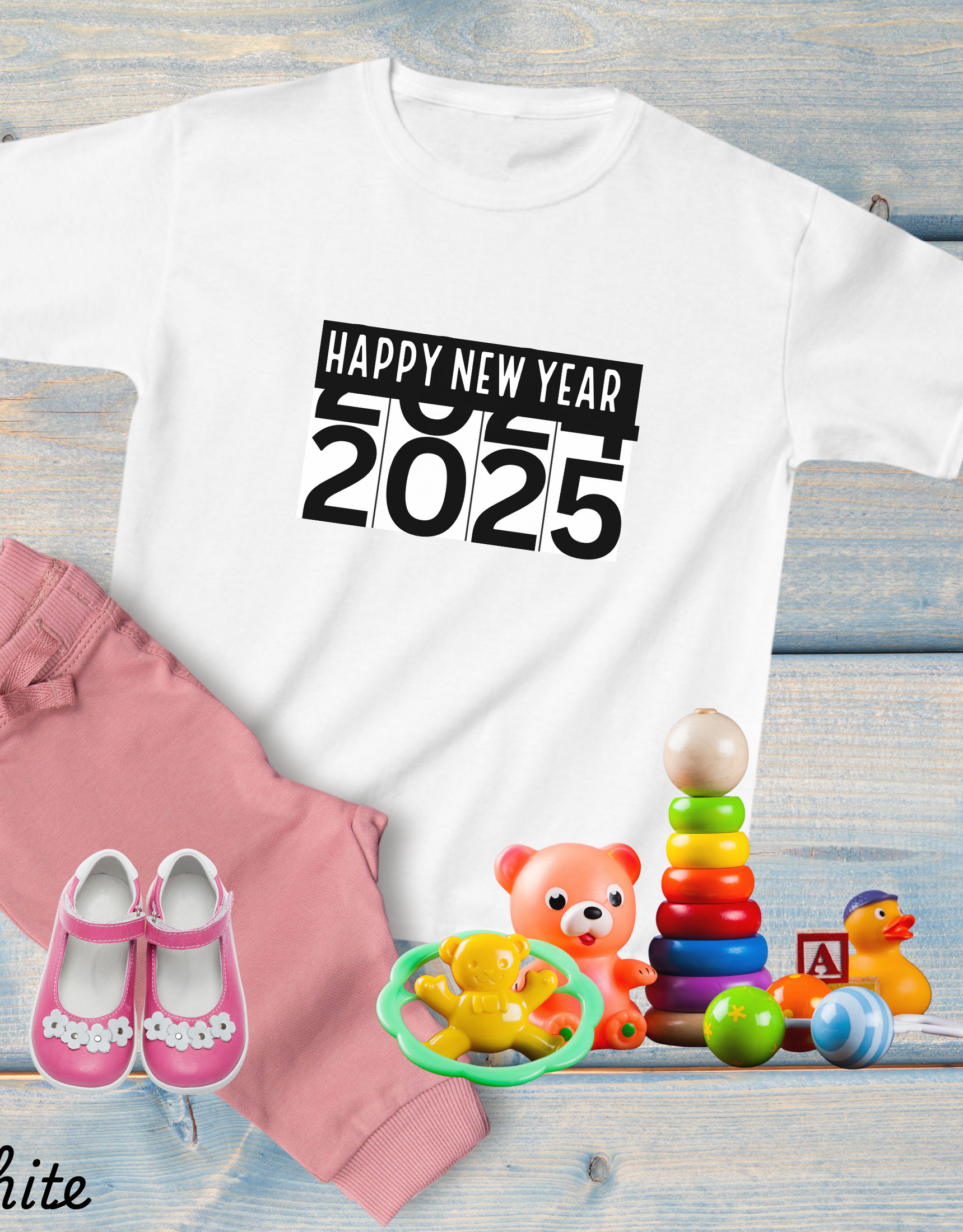 New Year Calendar Shirts for Kids, New Year Gift For Kids And Toddlers, Holiday Outfit