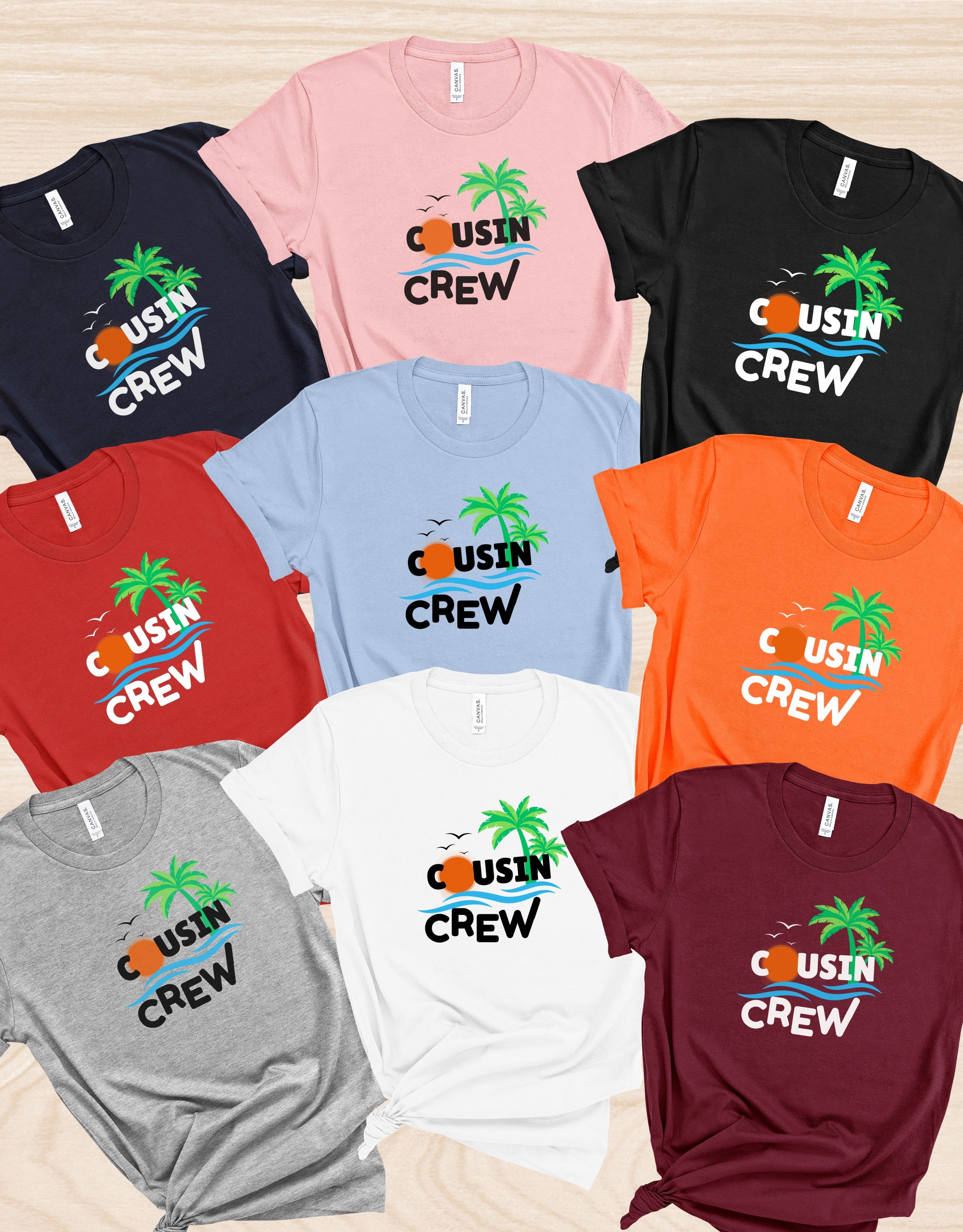 Beach Cousin Vacation Crew Shirt, Cousin Crew Shirt, Summer Cousin Shirts, Family Cousin Gifts, Matching Cousin Shirt, Cousin Holiday Tee