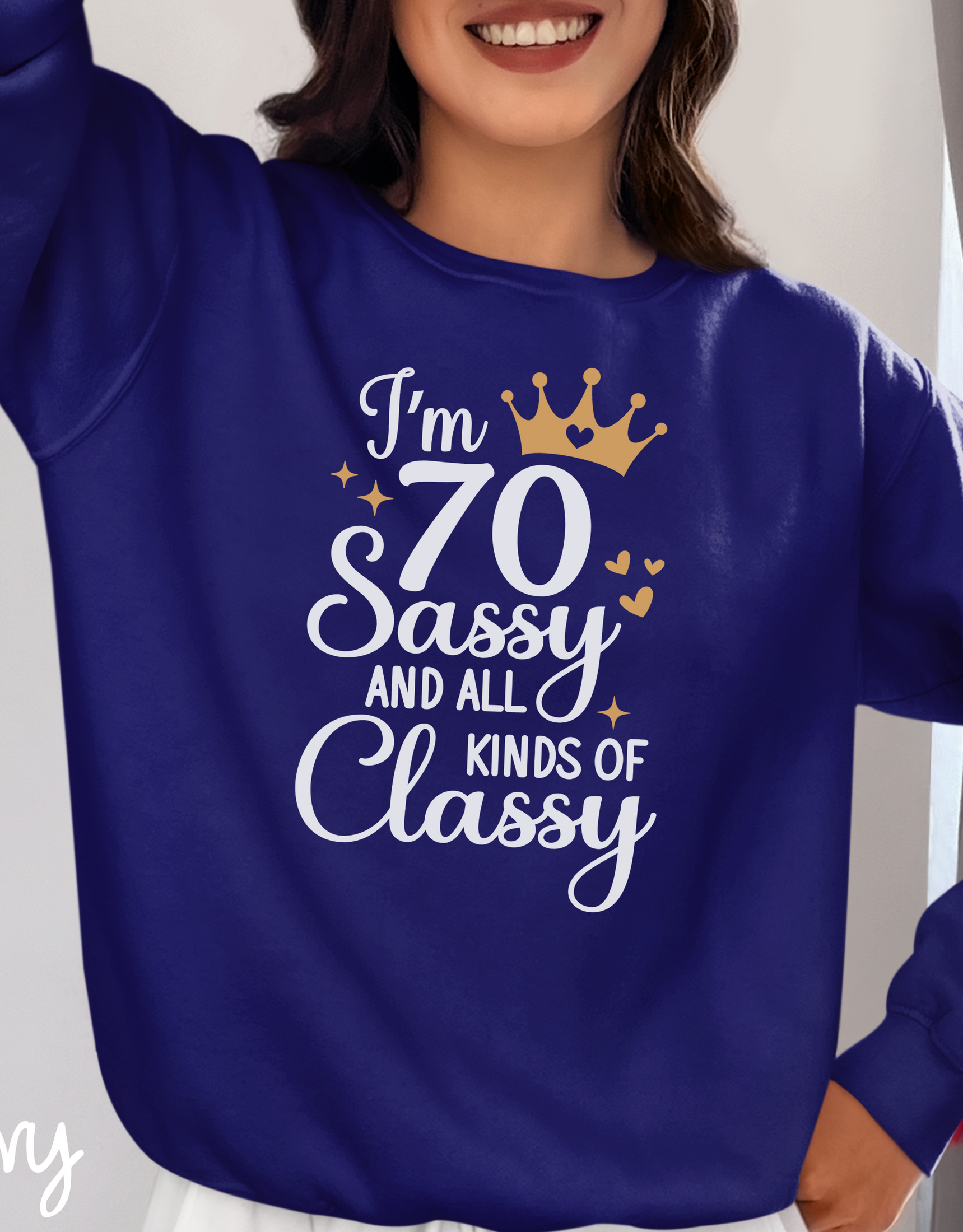 70 Birthday Sweatshirt, Sassy Since 1954 Sweatshirt, 70th Birthday Gift, Sassy Birthday Sweater, Born In 1954, 70th Birthday Party, Turning 70 Gift