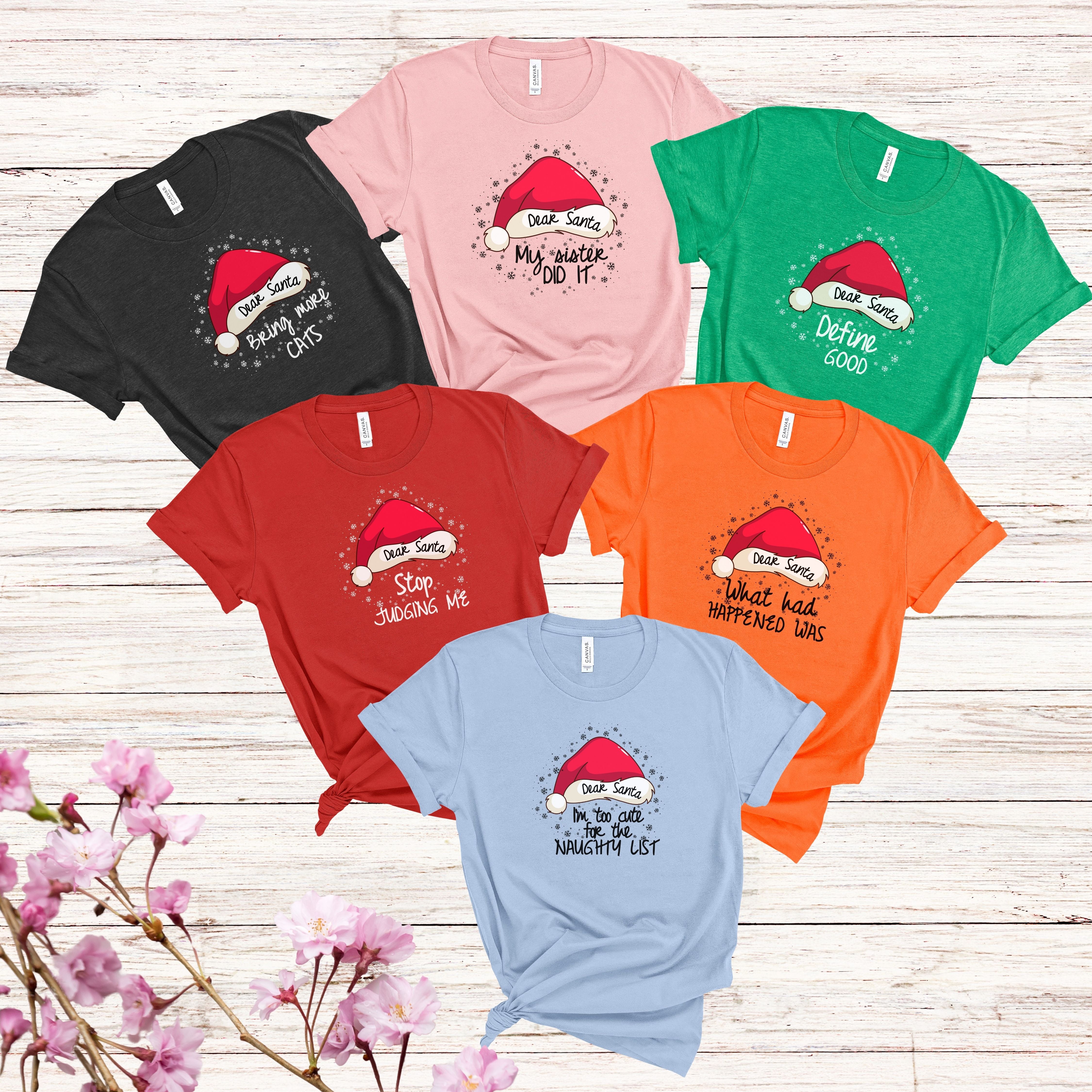 Personalized Dear Santa Family Christmas Matching Shirts, Dear Santa Xmas Family Shirts, Funny Christmas Quotes Shirt, Custom Family Tee