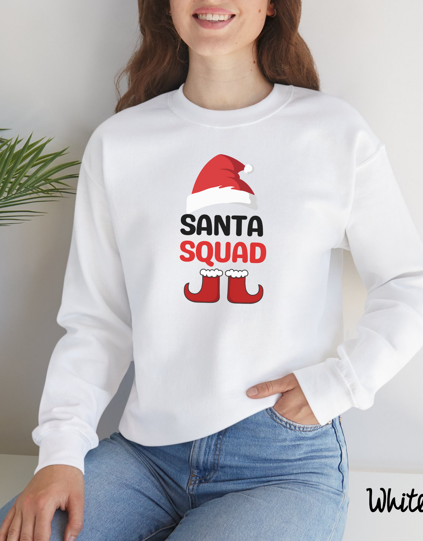 Santa Squad Sweatshirt, Christmas Squad shirt, Christmas Gift, Family Matching Christmas Sweatshirt, Santa Crew