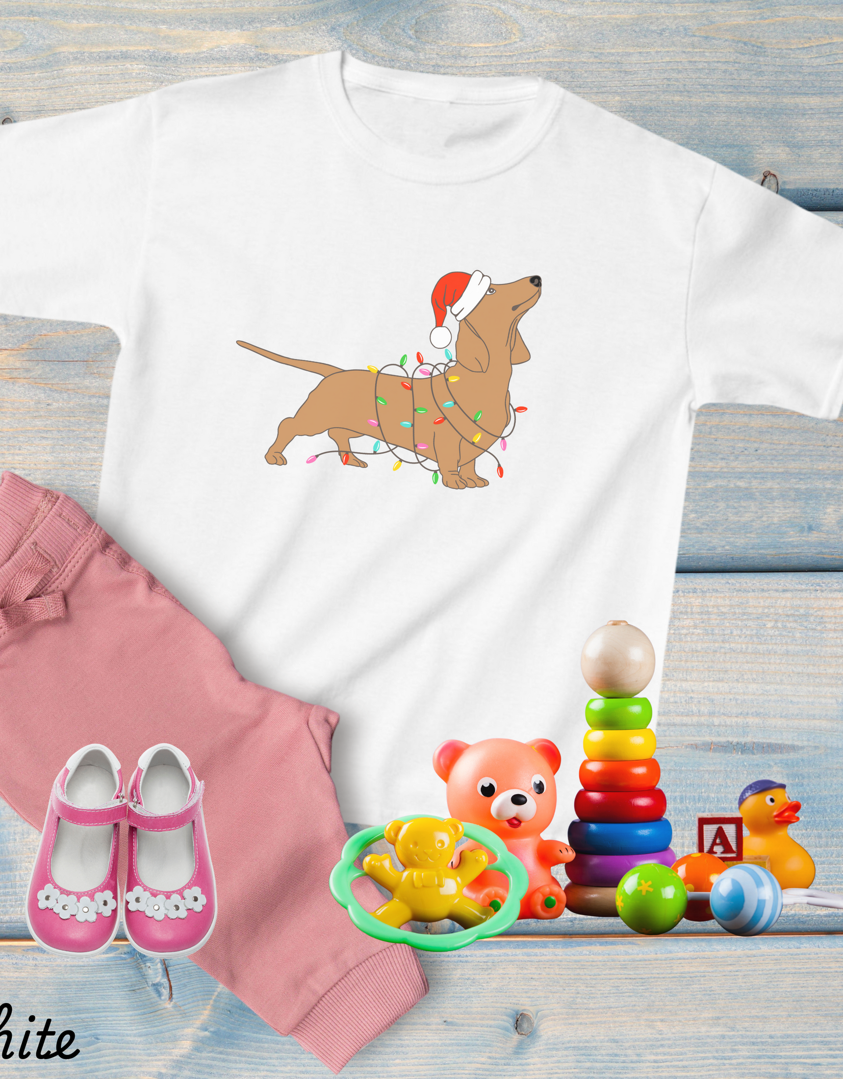 Christmas Dog Tshirts For Kids And Toddlers, Kids Wear, Cute Tees, Baby Shirts