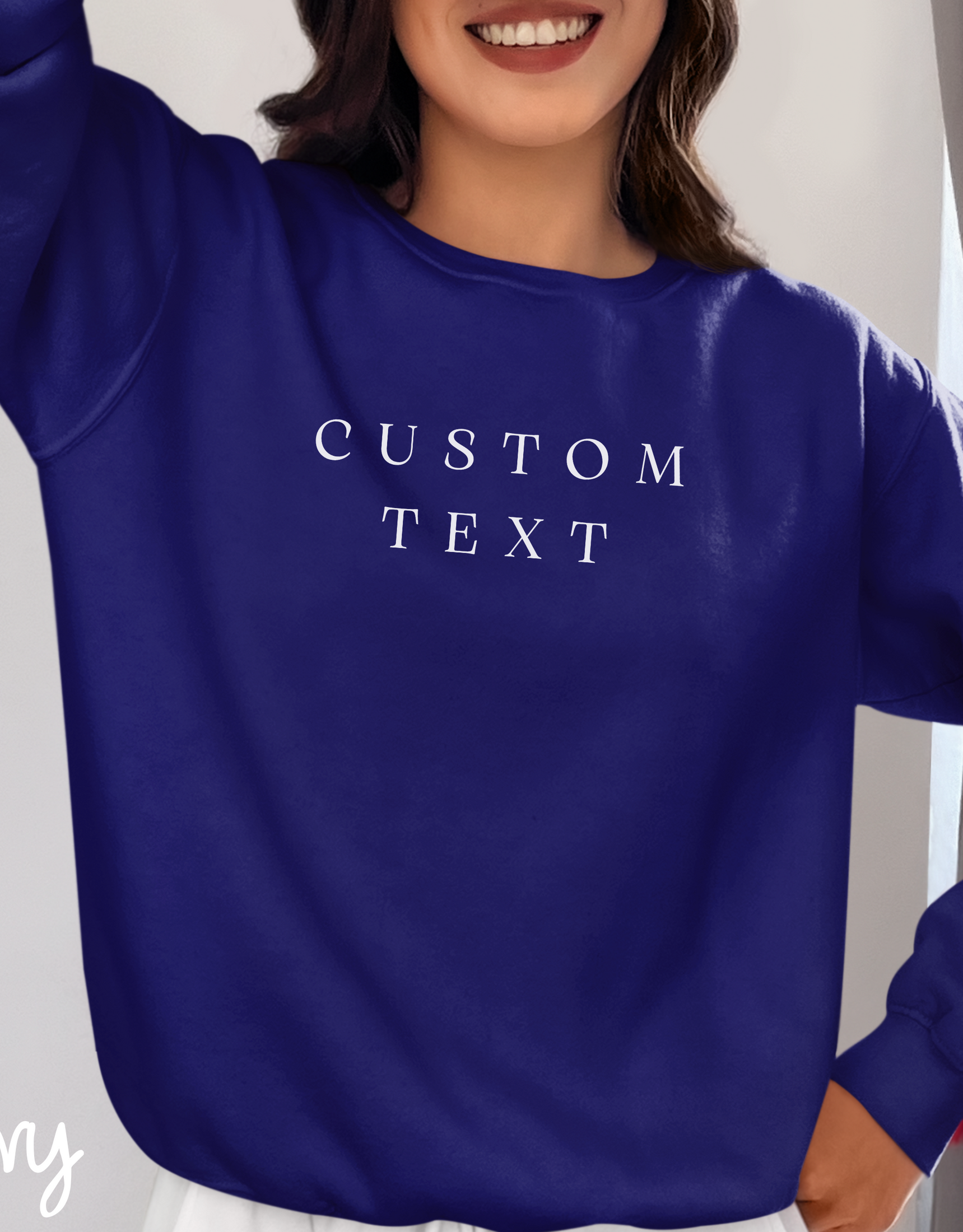 Custom Text Sweater, Personalized Custom Sweater, Custom Made Sweater, Your Photo Sweater, Matching Custom Sweater, Business Logo Sweater