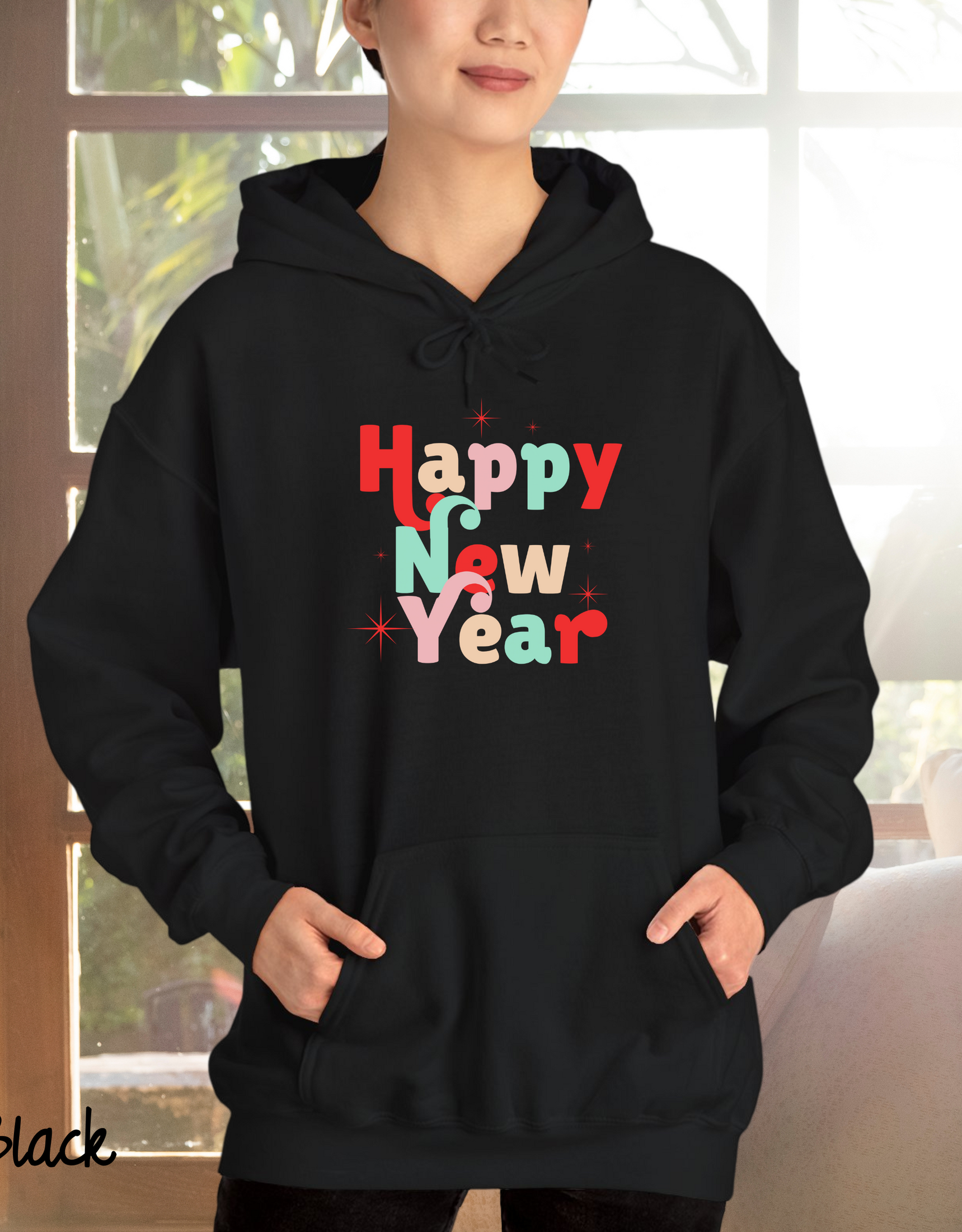 Hoodies For New Year, Happy new Year Hoodies, Winter Hoodies, New Year 2025 Hoodies