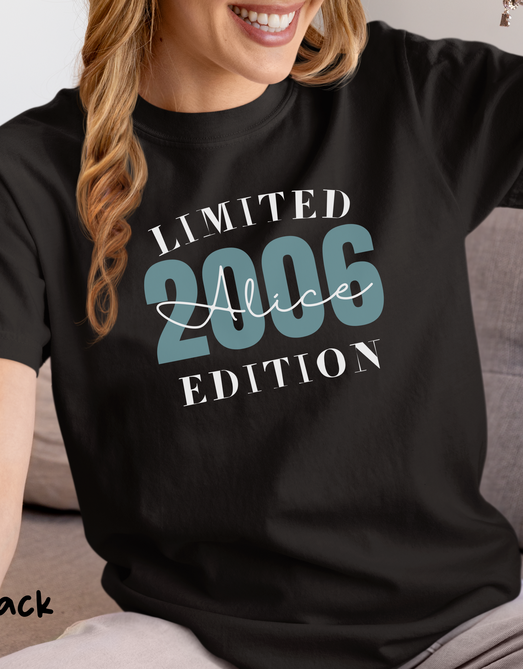 Custom Limited Edition 2006, 19th Birthday Gift Shirt, 19 Years Old Gift, Born in 2006, Birthday Gifts 19 Year Old Boys Girls, 19th Birthday Shirt