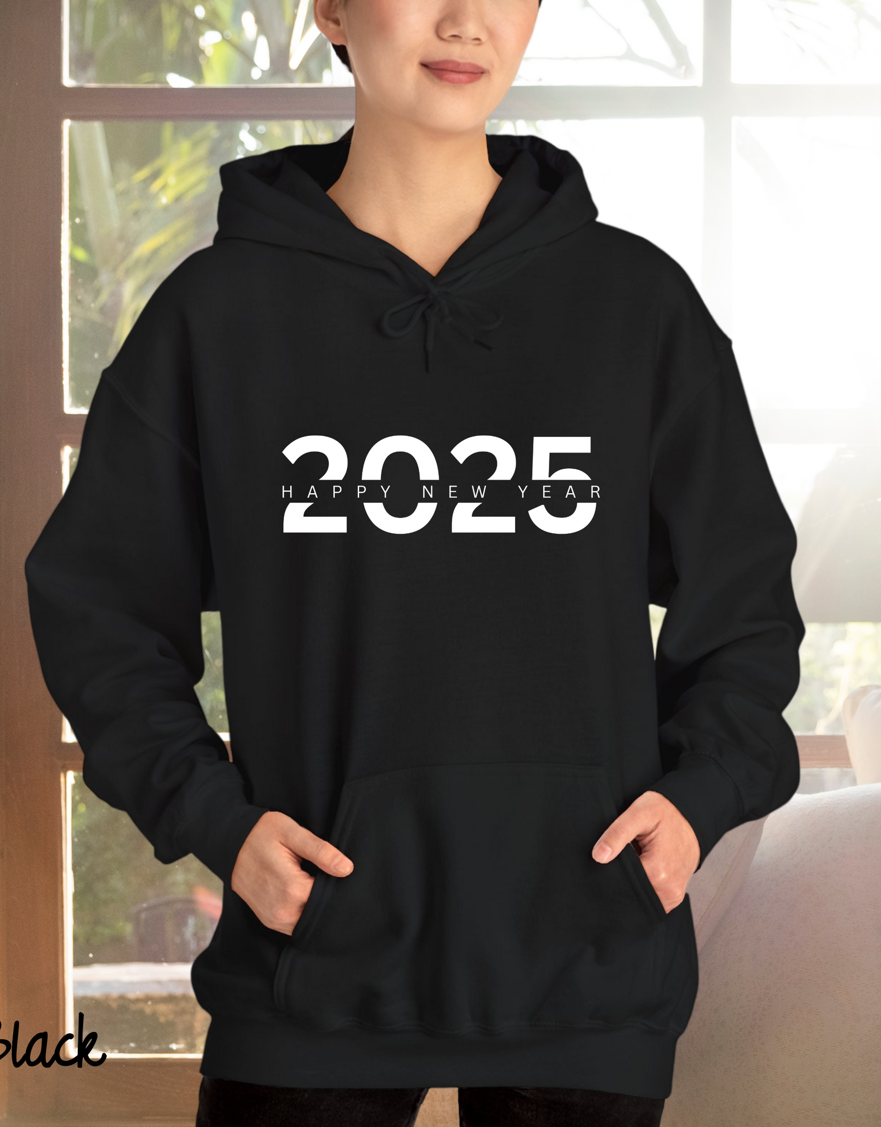 Happy New Year 2025 Hoodies, New Year Vibes Hoodies, Winter Xmas Season, New Year Party Gift, Year 2025 Gift