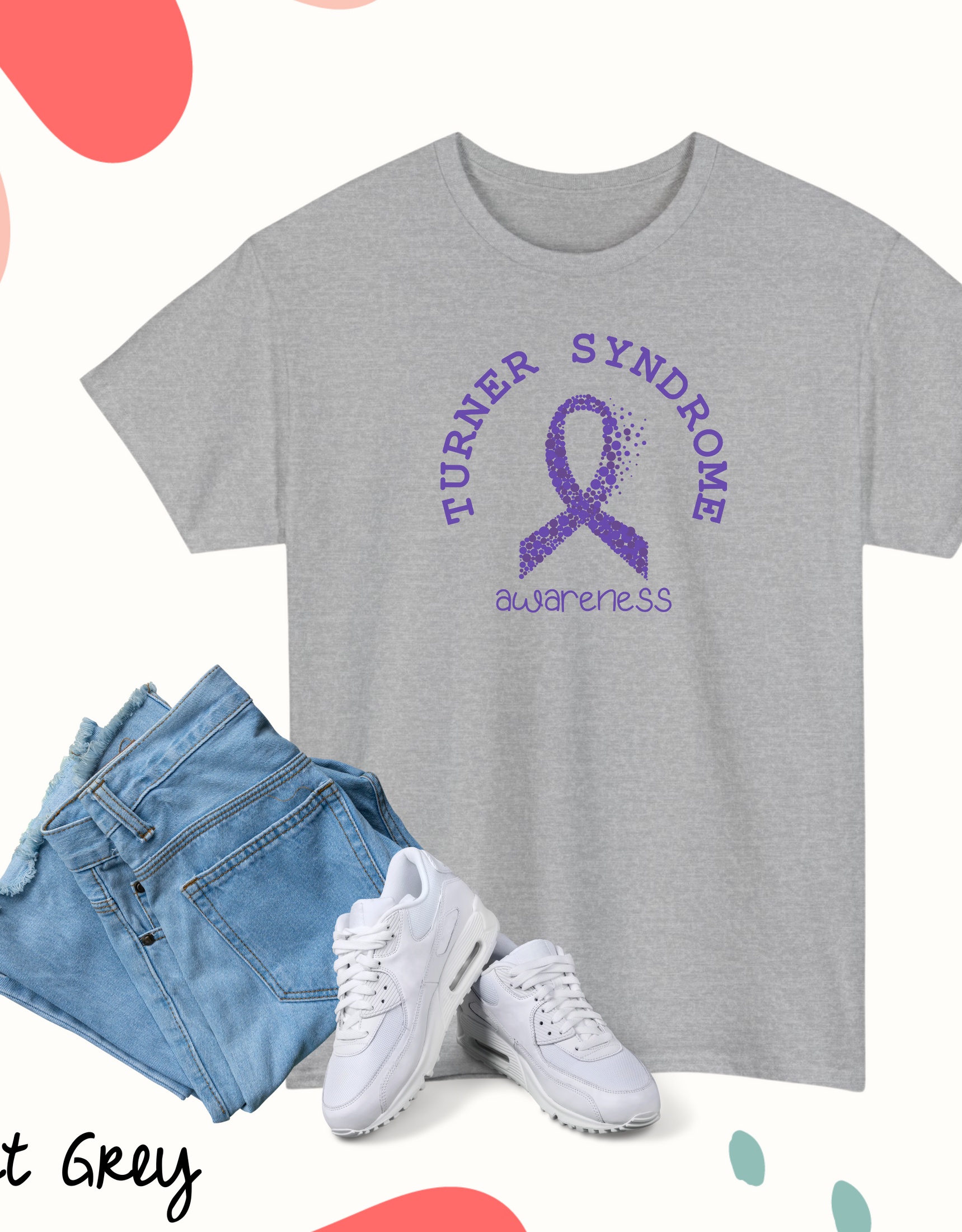 Turner Syndrome Awareness Shirt, Mosaic Turner Syndrome Shirt, Purple Ribbon Shirt, Chromosome Saying Shirt