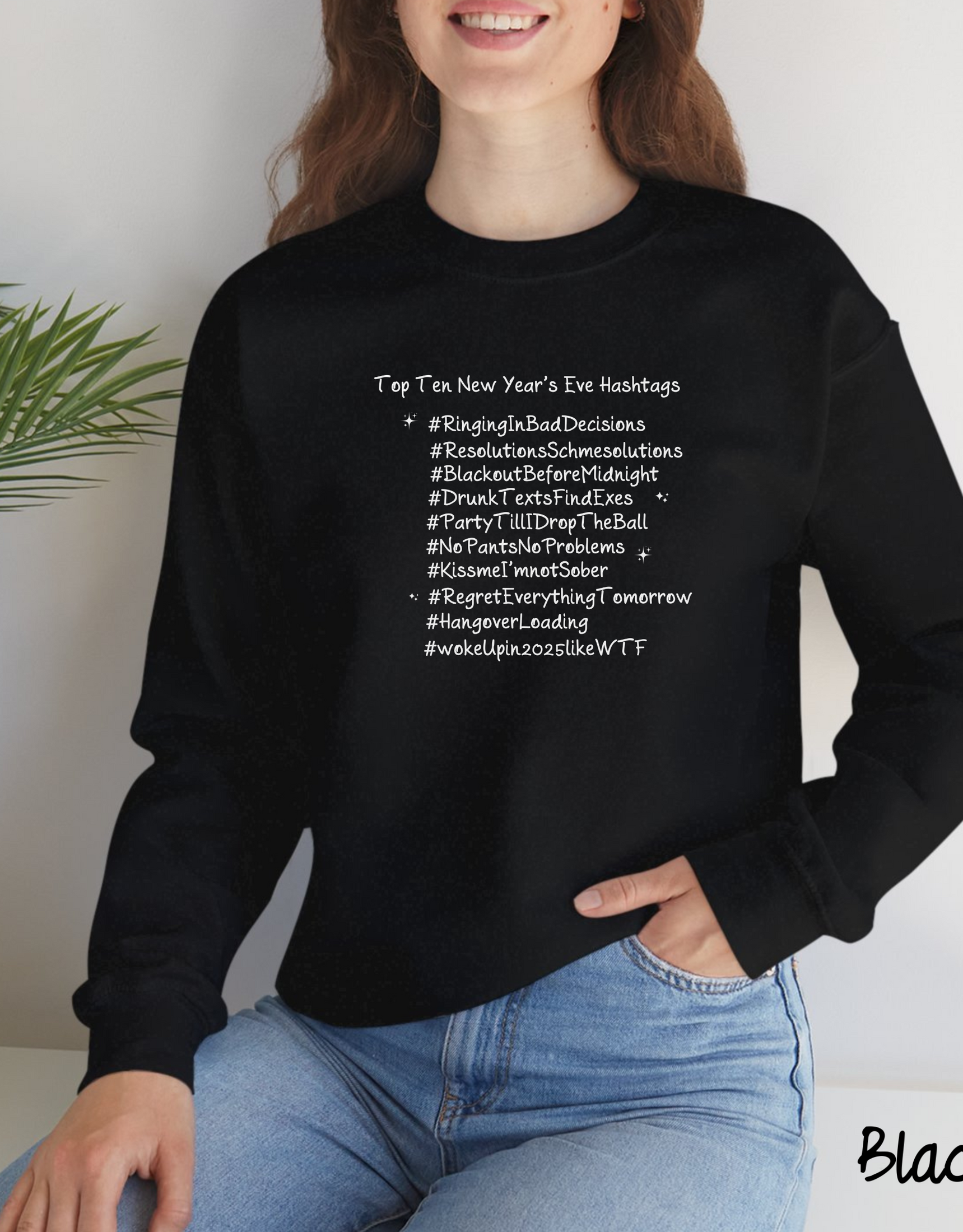 Definition happy new year 2025 Sweatshirt, 2025 New Year's Crew Sweater, New Year's Eve Sweater