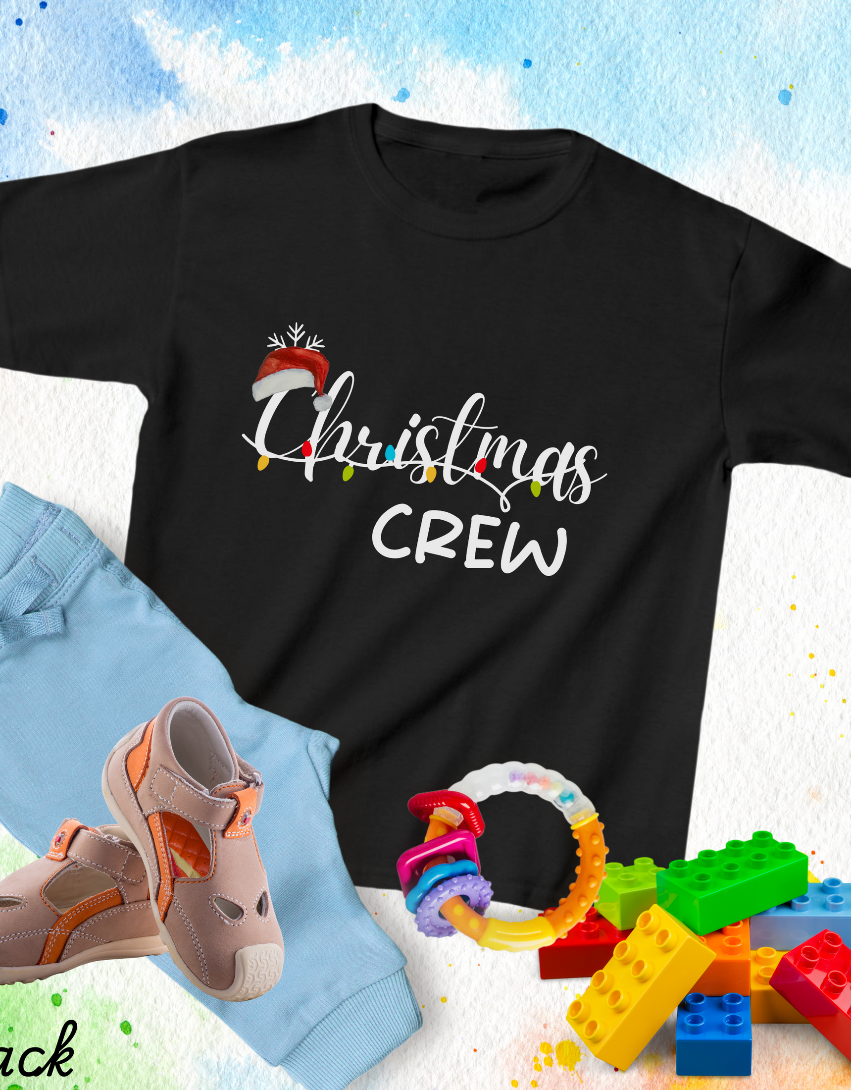 Christmas Crew Kids Shirt, Toddler Christmas Tee, Kid Christmas Shirt, Winter Family Shirts, Xmas Gift