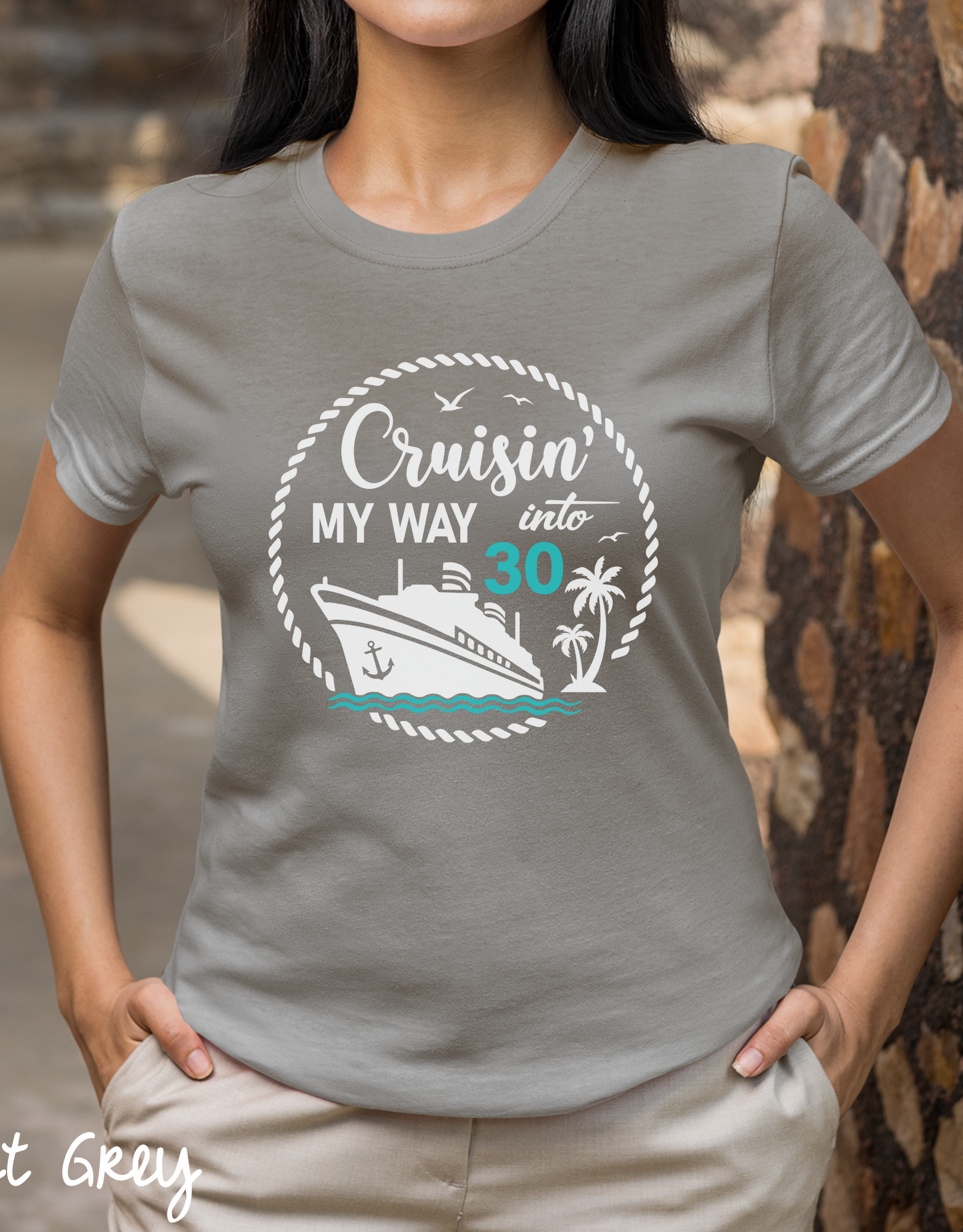 Cruisin My Way Into 30th Shirt, Custom 30th Birthday Shirt, Custom Birthday Shirt, Birthday Party Shirt, Birthday Crew Shirt