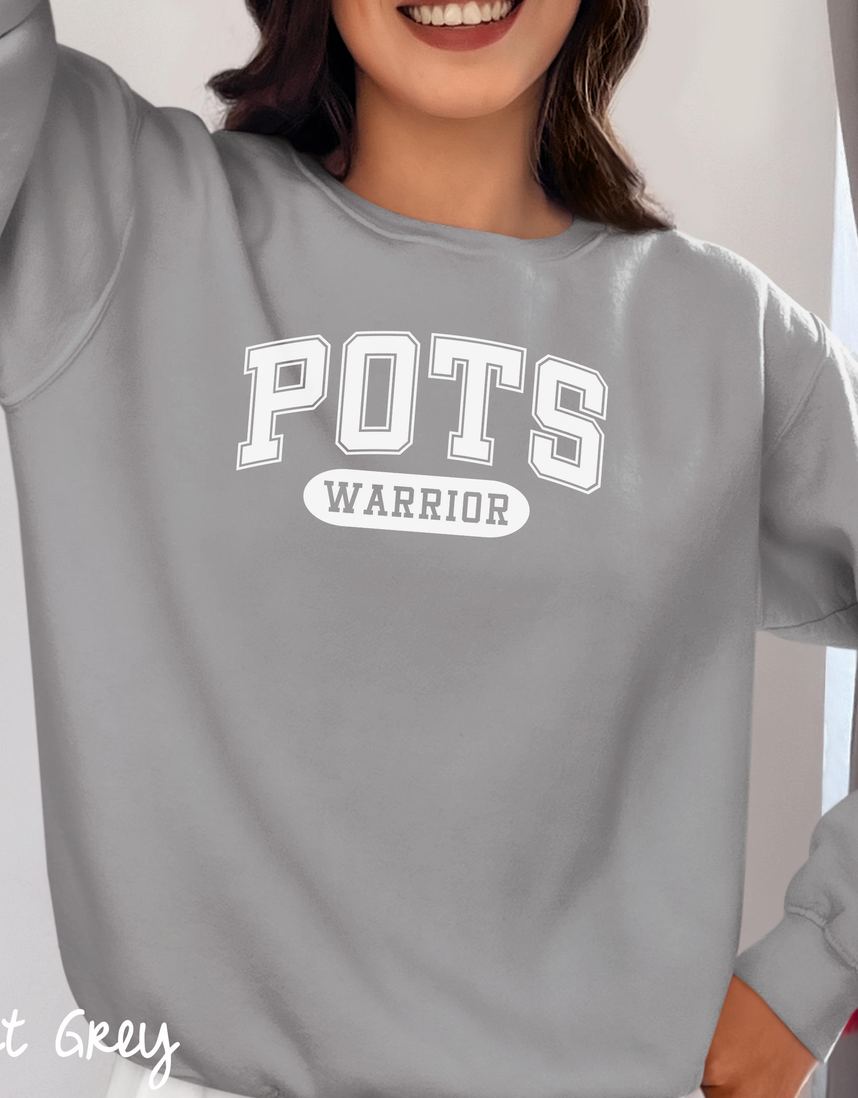 POTS Warrior Sweatshirt, Postural Orthostatic Tachycardia Syndrome, POTS Syndrome, Heart Anatomy Sweater, POTS Awareness Sweatshirt