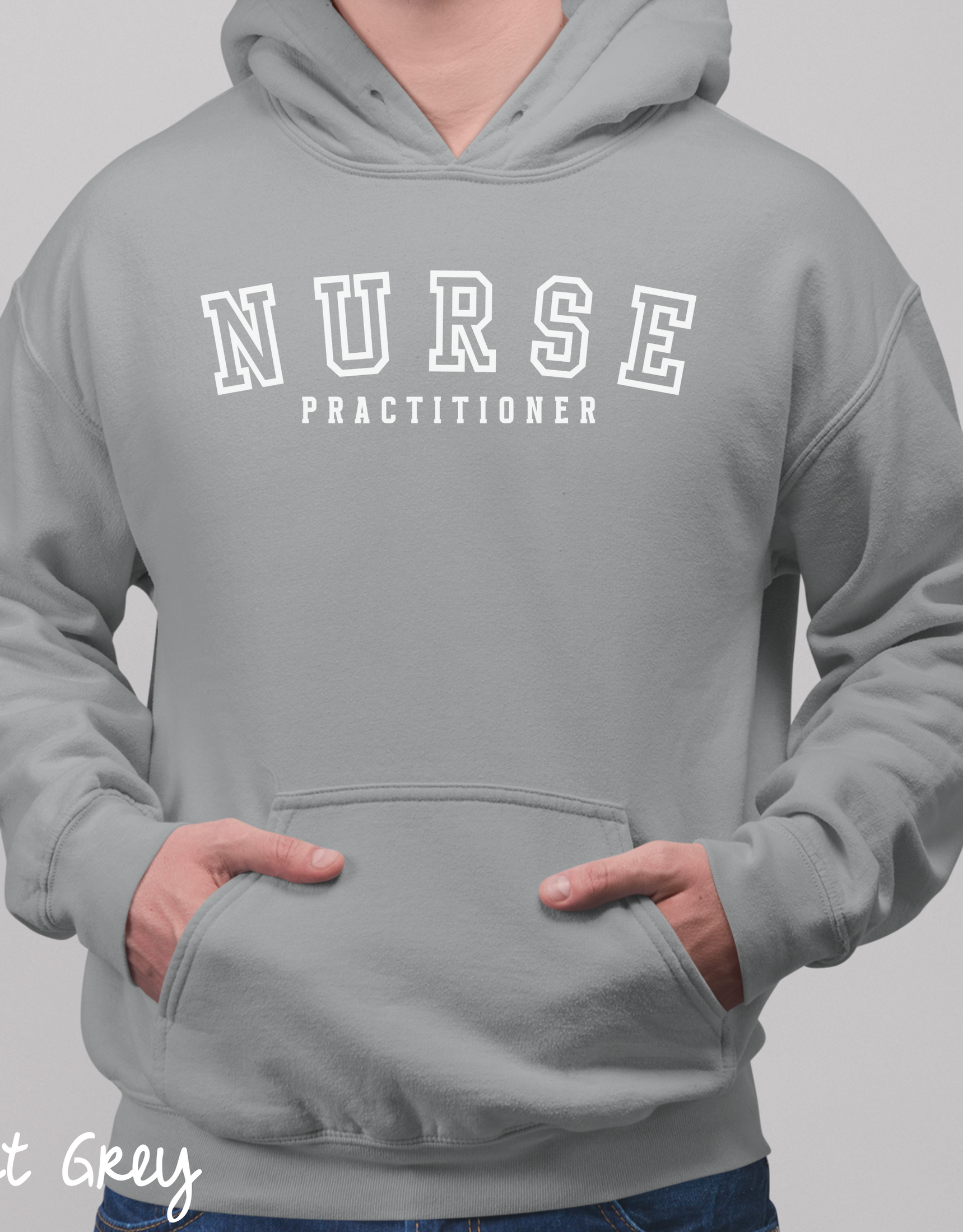 Nurse Practitioner Crewneck Hoodie for NP Nurse Practitioners, Psychiatric Pediatric, Emergency ICU, Nurse Practitioner Hoodie