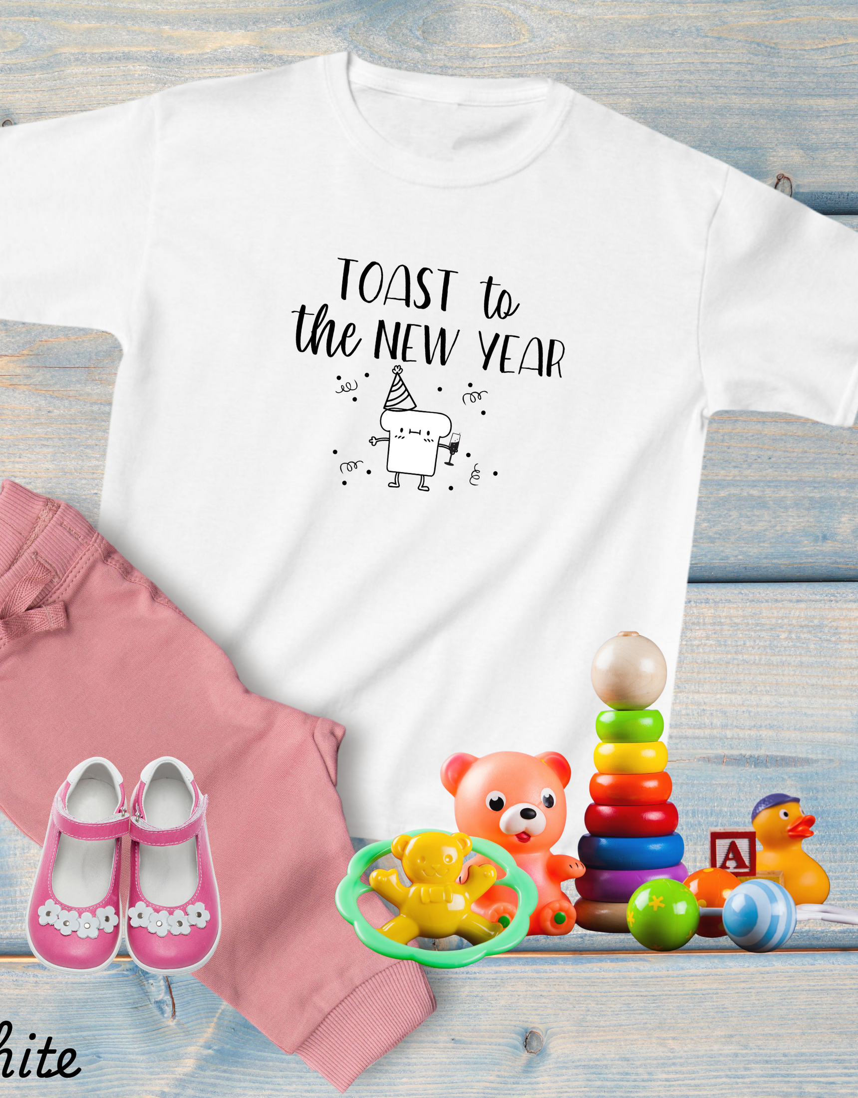 Toast To The New Year Shirts, New Year Eve Party Tees, Gifts Shirts For New Year, Kids Clothing