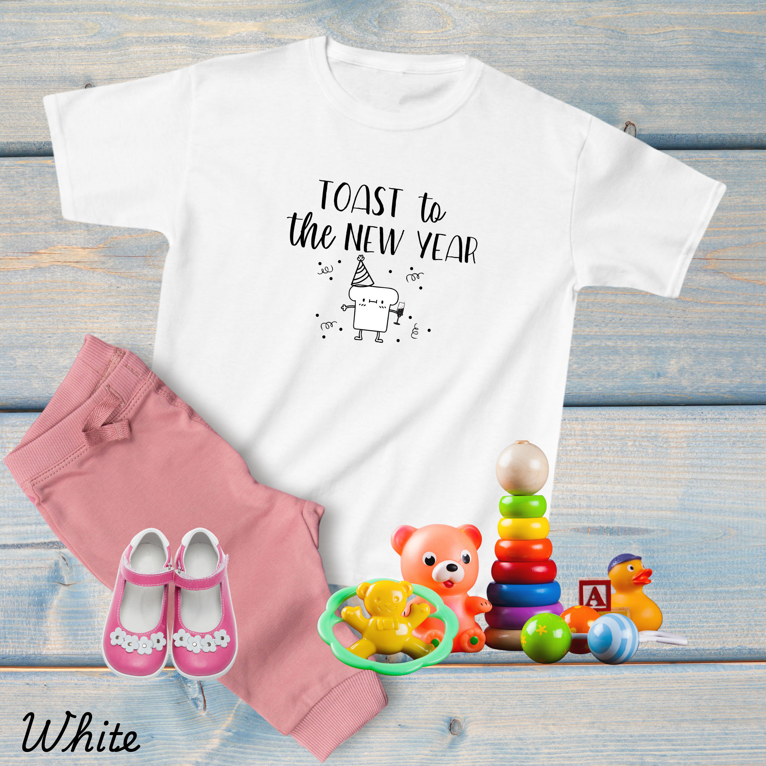 Toast To The New Year Shirts, New Year Eve Party Tees, Gifts Shirts For New Year, Kids Clothing