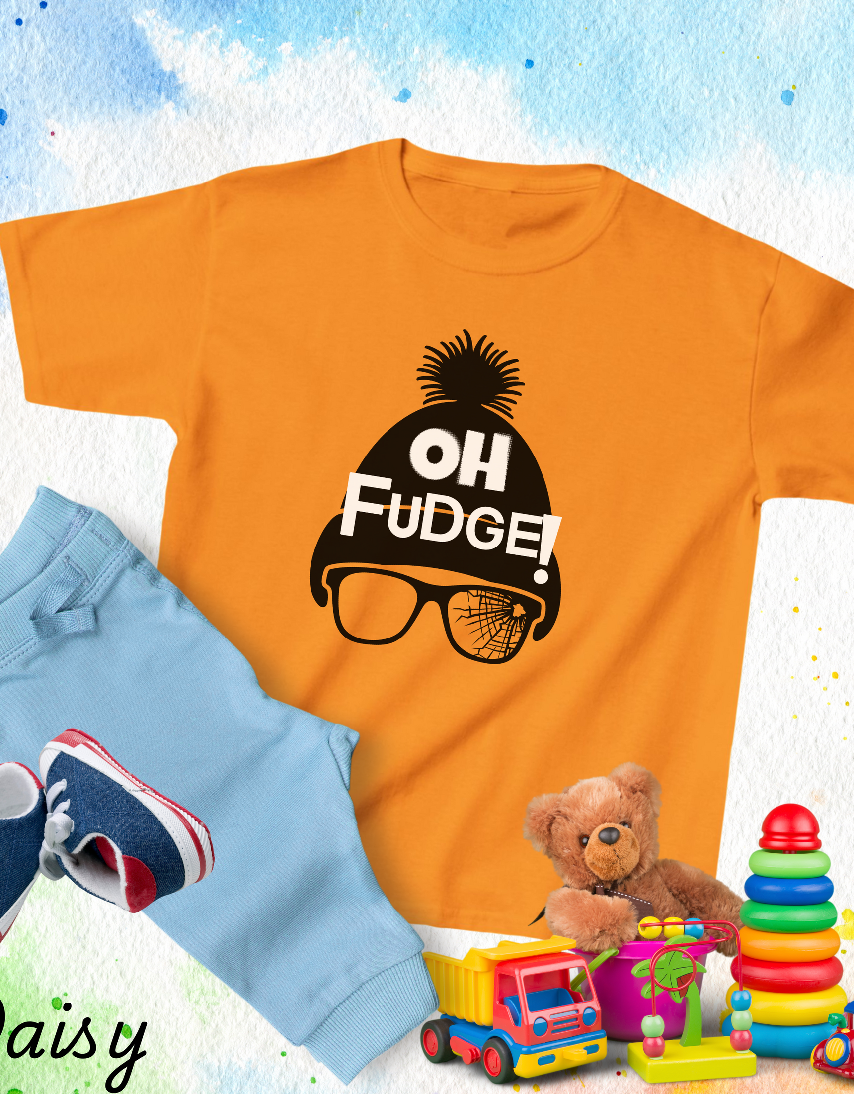 Oh Fudge Christmas Toddler Shirt, Christmas Kids Shirt, Toddler Xmas T-Shirt, Youth Holiday Tee